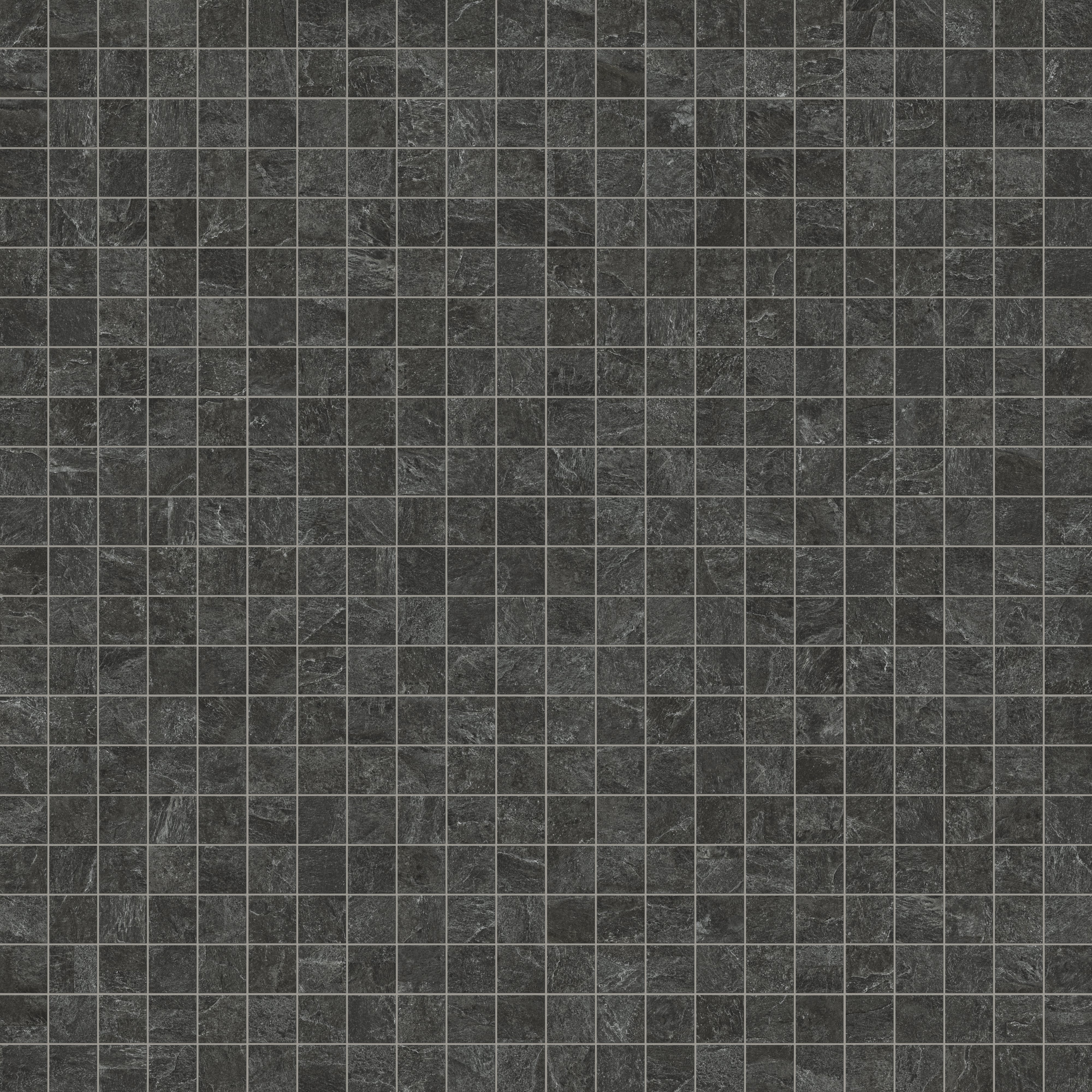 Dawson 2x2 Matte Porcelain Mosaic Tile in Charcoal