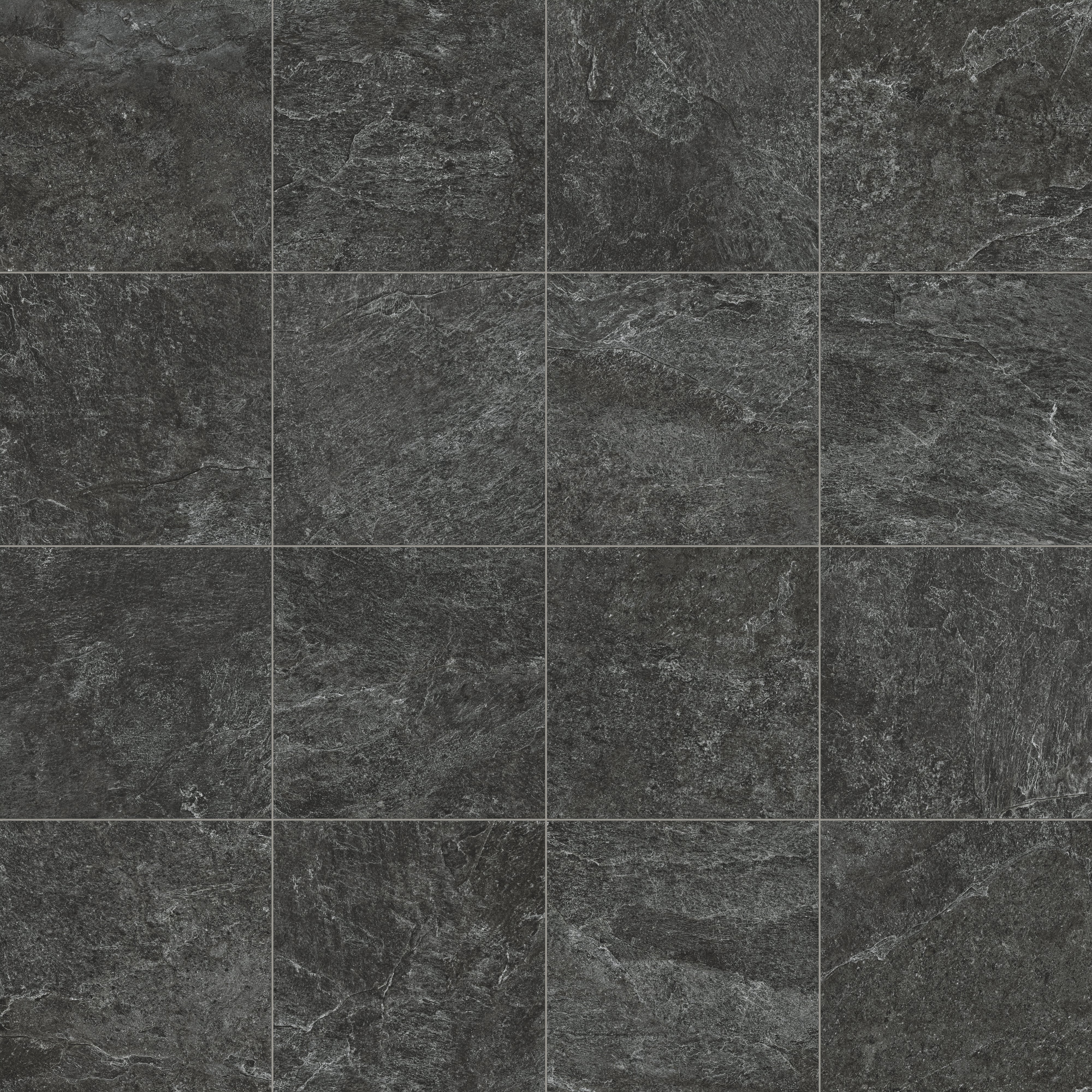 Dawson 24x24 Grip Porcelain 2cm Paver Tile in Charcoal
