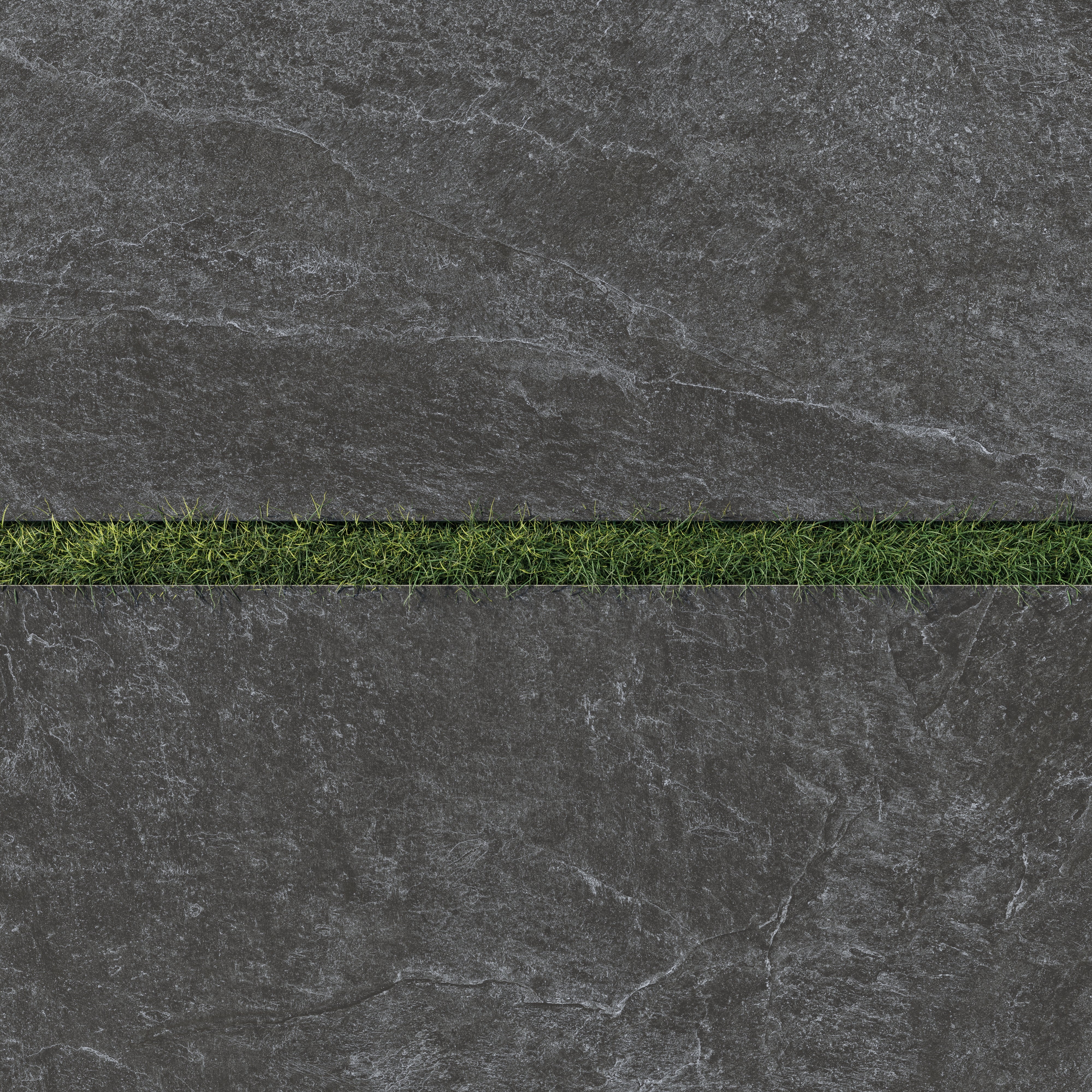 グラマラスタイル　2点 Dawson 24x48 Grip Porcelain 2cm Paver Tile in Charcoal