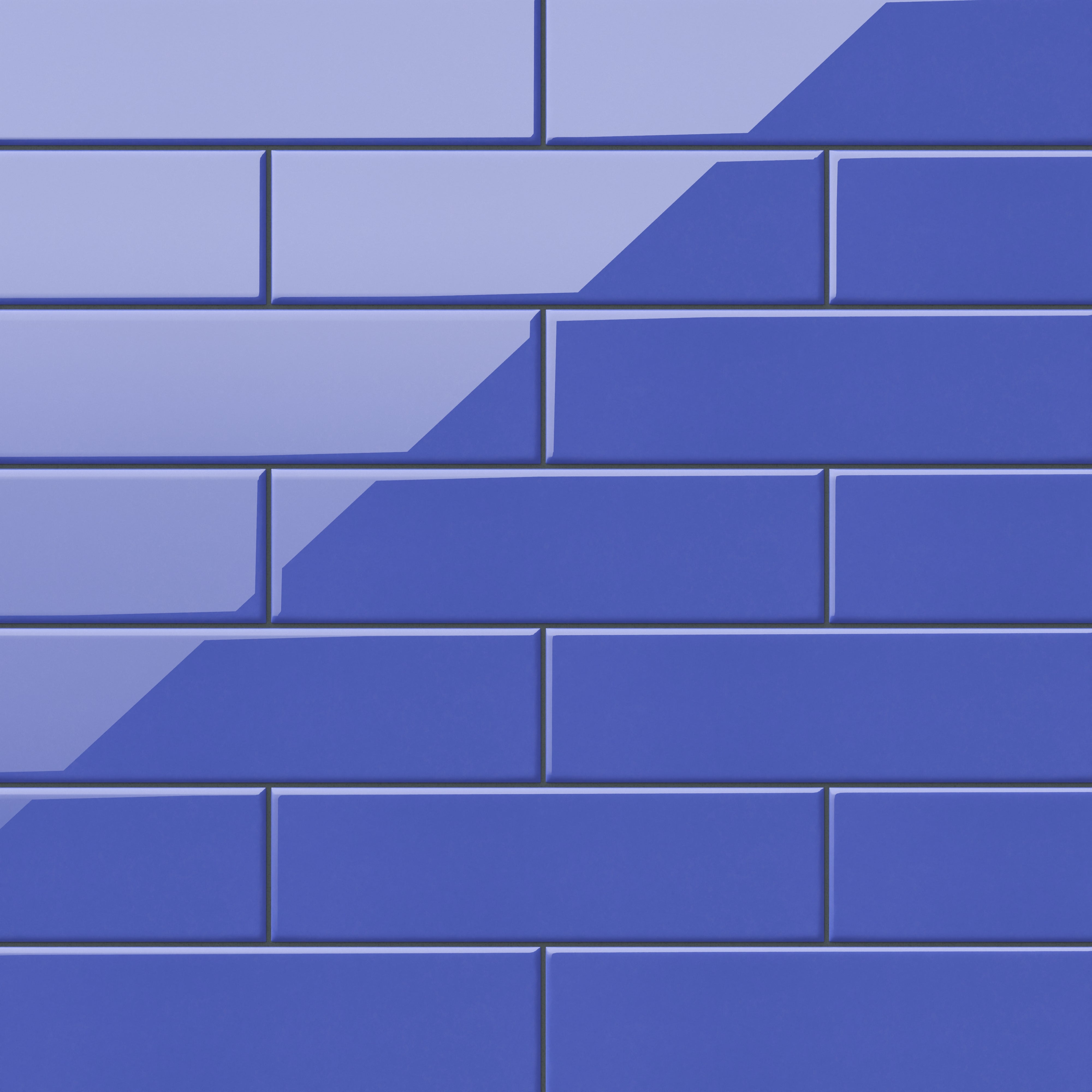 Polly 3x10 Glossy Ceramic Tile in Periwinkle