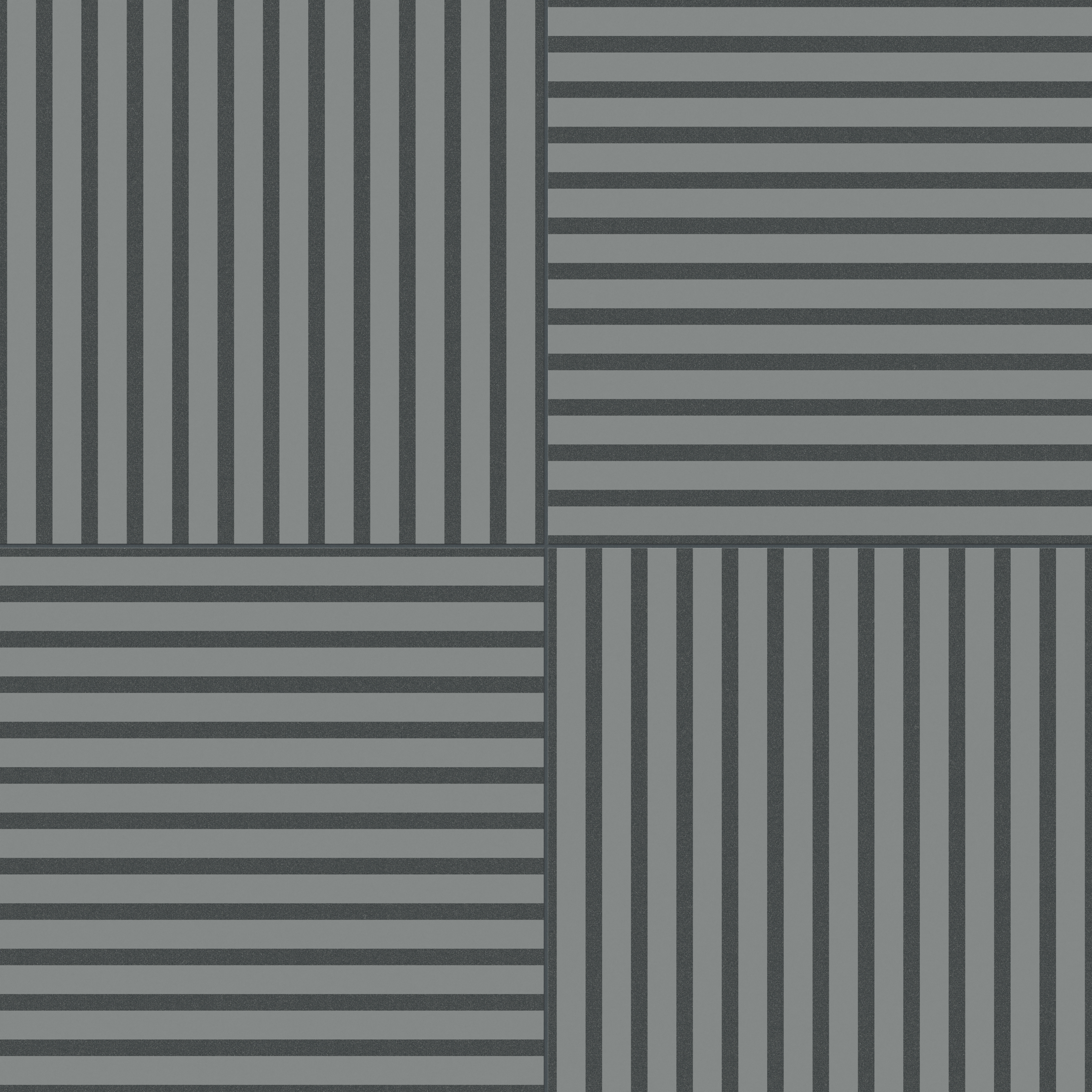 Riley 24x24 Matte Porcelain Tile in Striped Pattern Indigo
