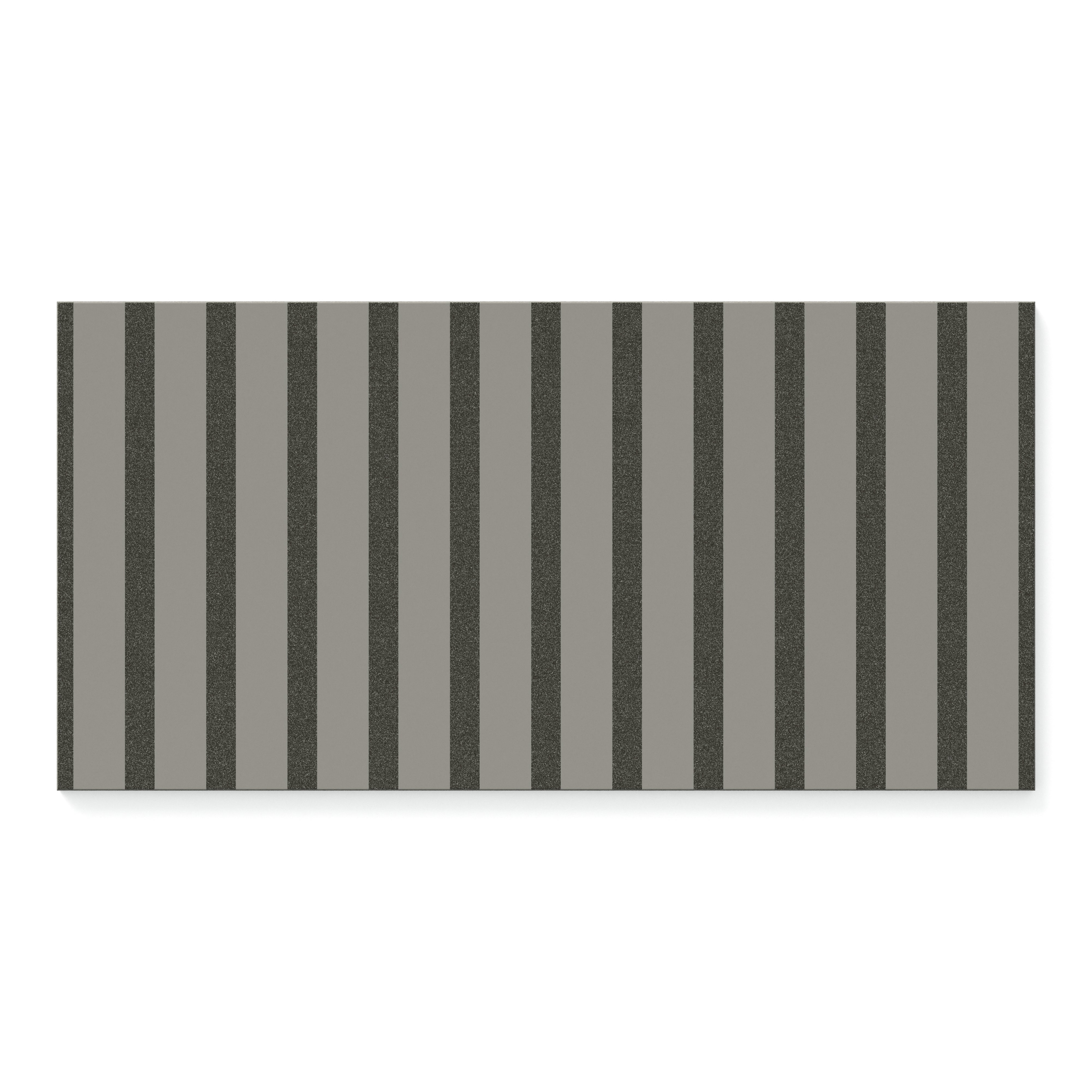Riley 12x24 Matte Porcelain Tile in Striped Pattern Charcoal