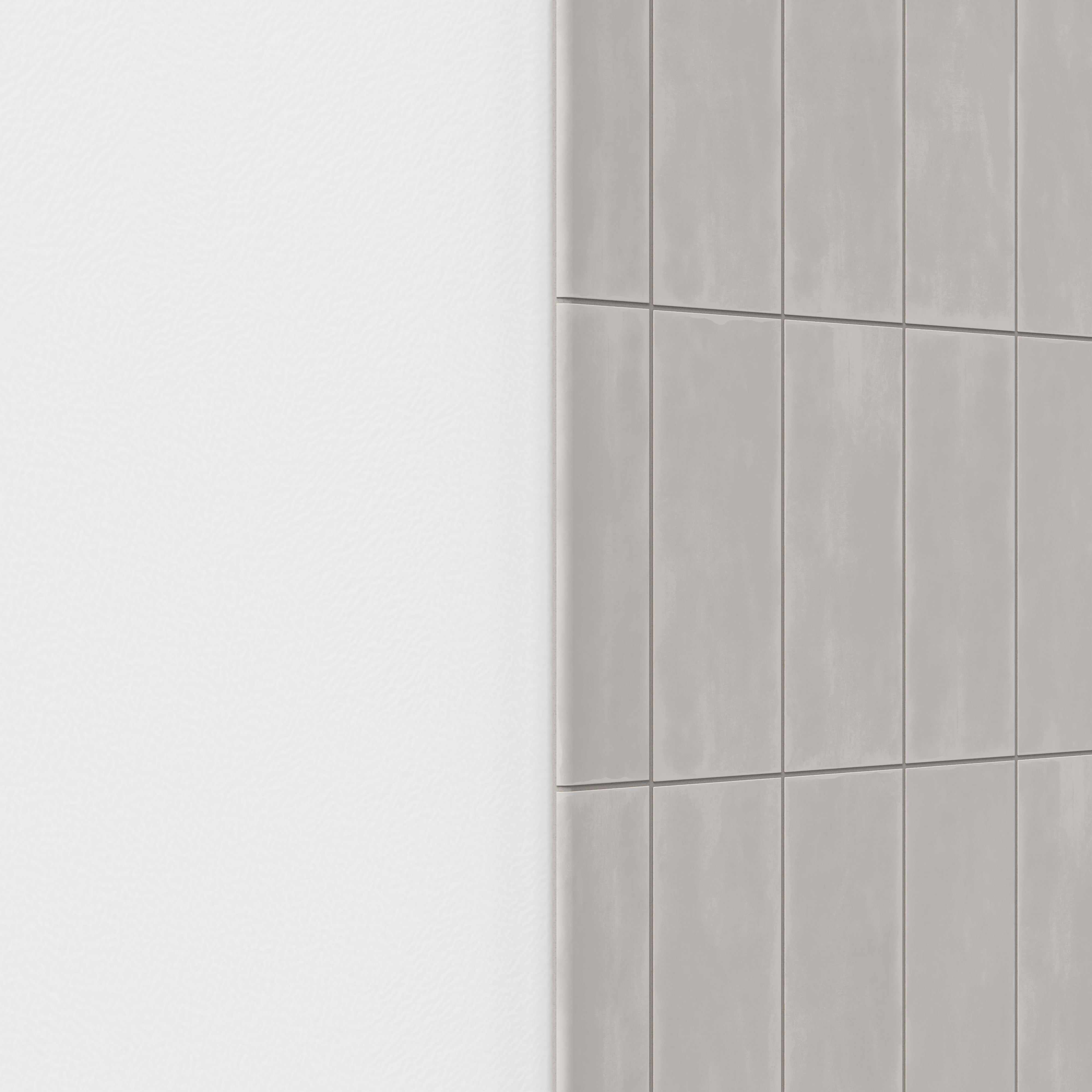 Josie 3x10 Bullnose Matte Ceramic Tile in Fog