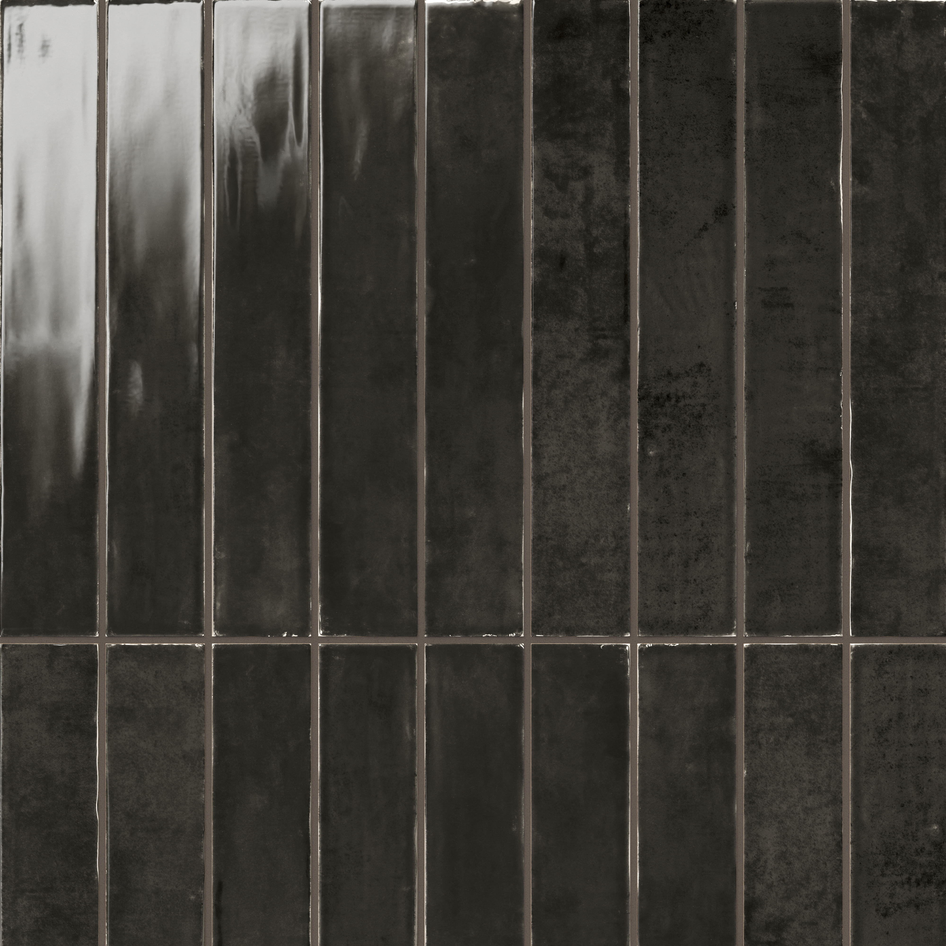 Jaden 2.5x16 Glossy Ceramic Tile in Ink