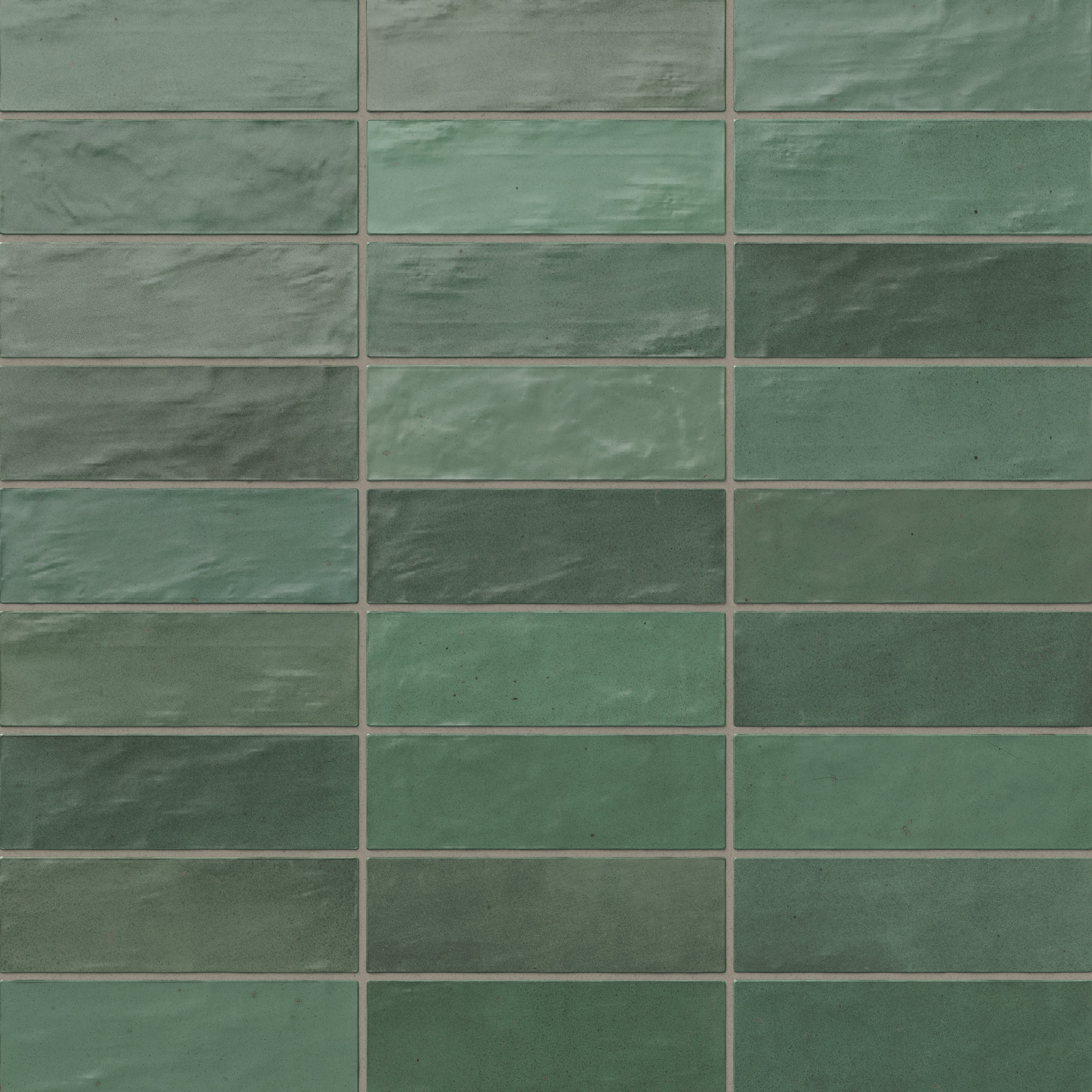 Everly 3x8 Matte Ceramic Tile in Forest