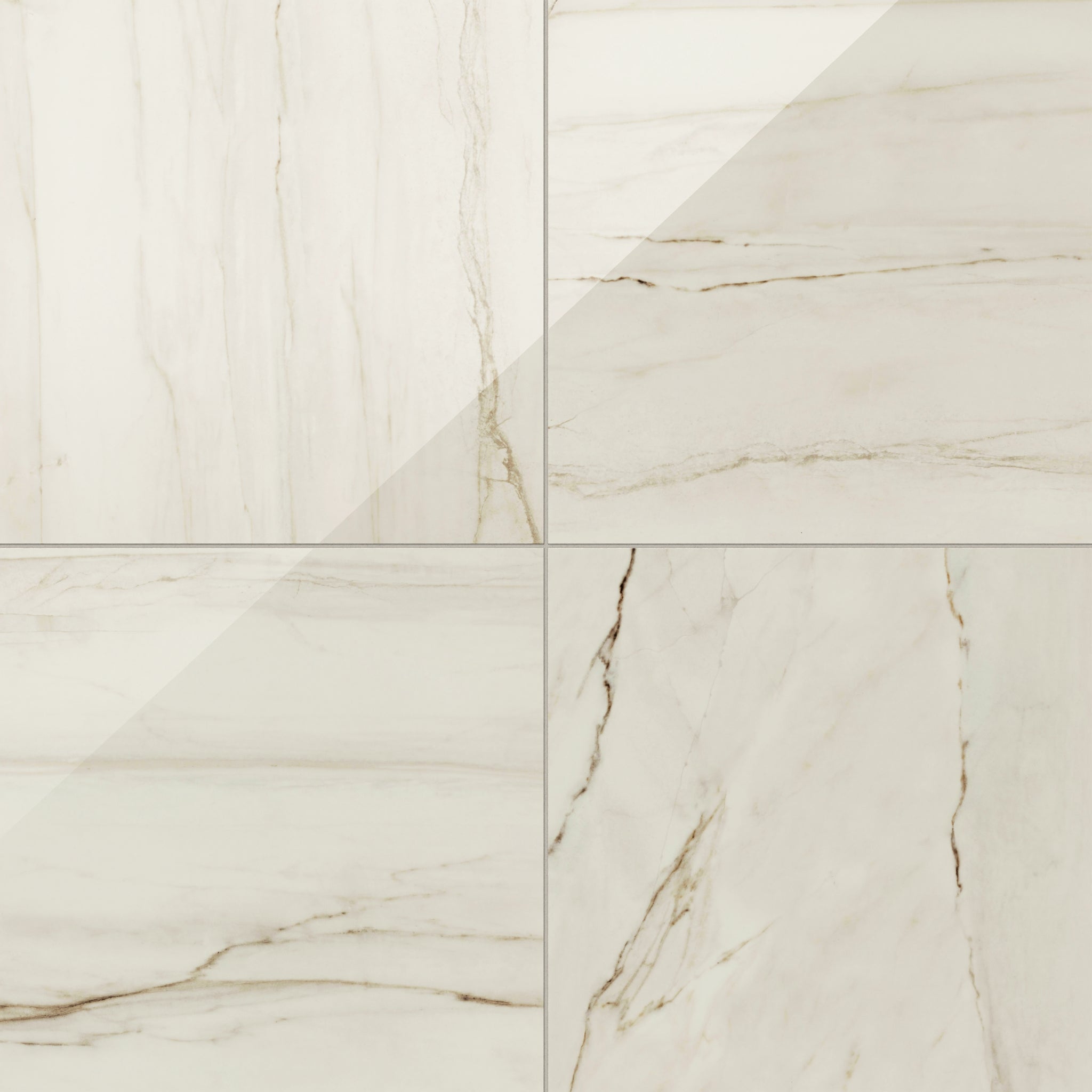 Kendrick 24x24 Polished Porcelain Tile in Sand