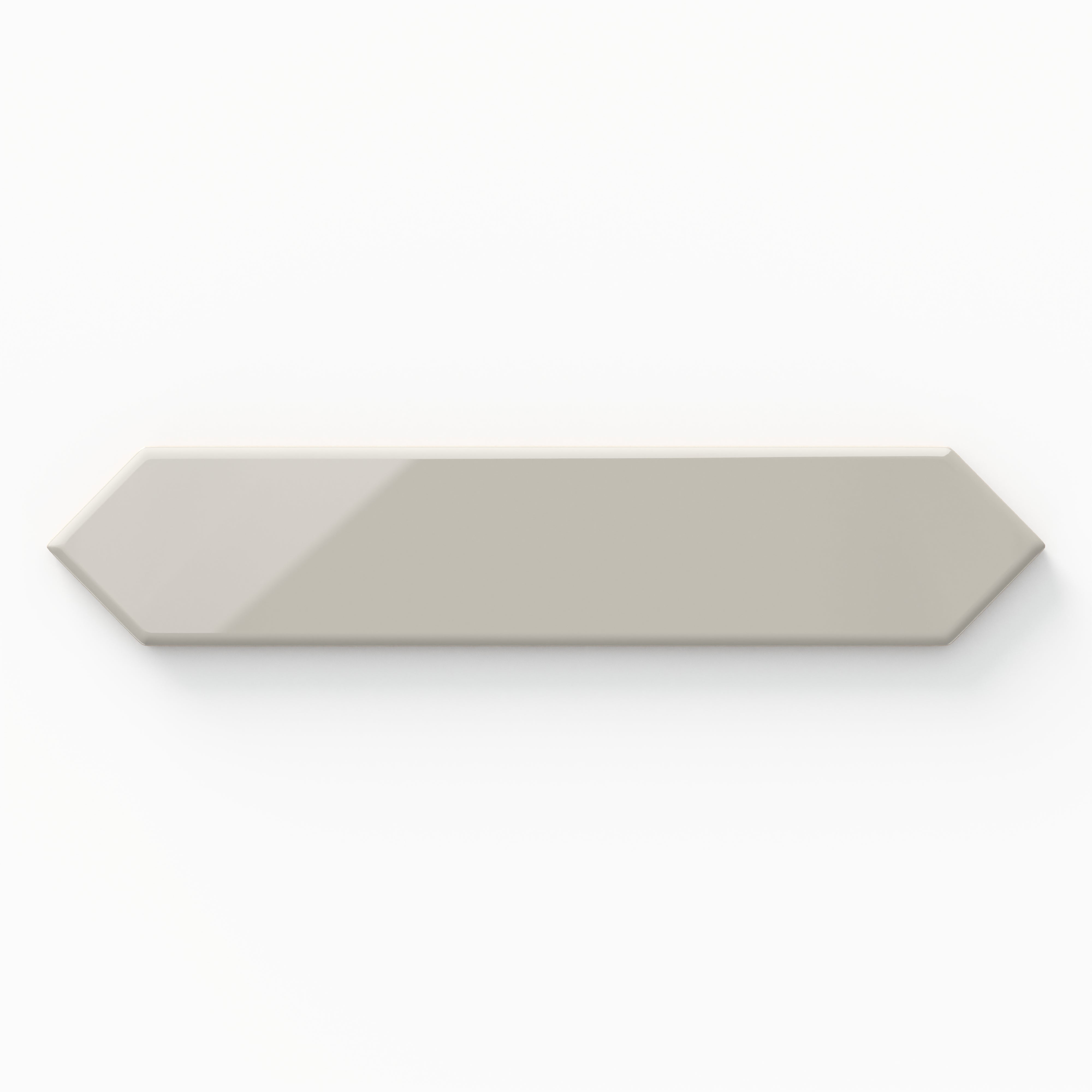 Reagan 2 x 10 Glossy Picket in Gris Sample