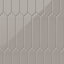 Featuring a glossy taupe finish and a subtle, muted tone, these 2x10 picket tiles offer a sleek geometric design, making them perfect for adding a sophisticated yet understated flair to interiors.