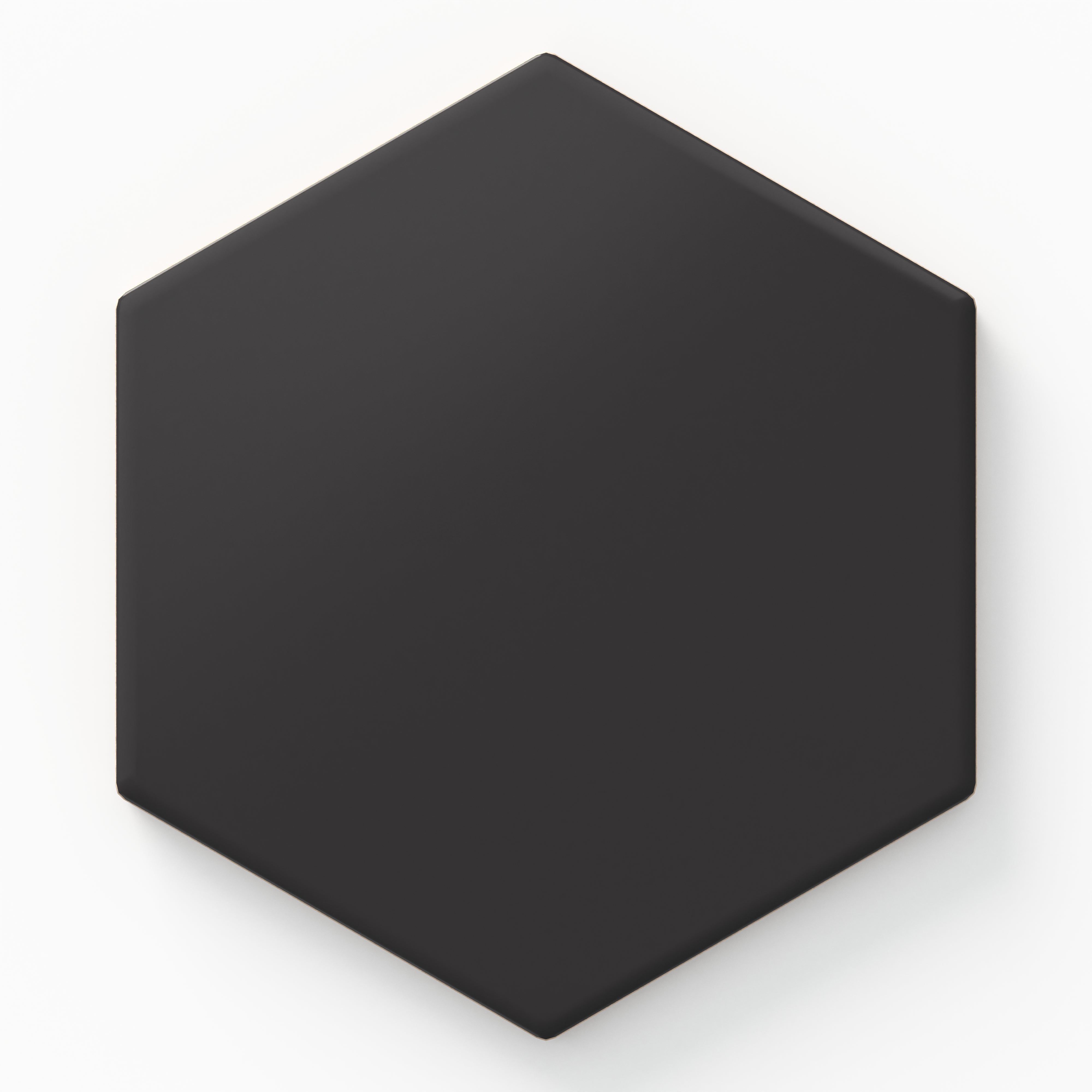 Reagan 5 x 6 Matte Hexagon in Midnight Sample