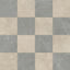 Leona Marfil and Amani Grey tile, 12x12 matte finish, blending warm beige and cool grey tones in a checkerboard design for versatile elegance.