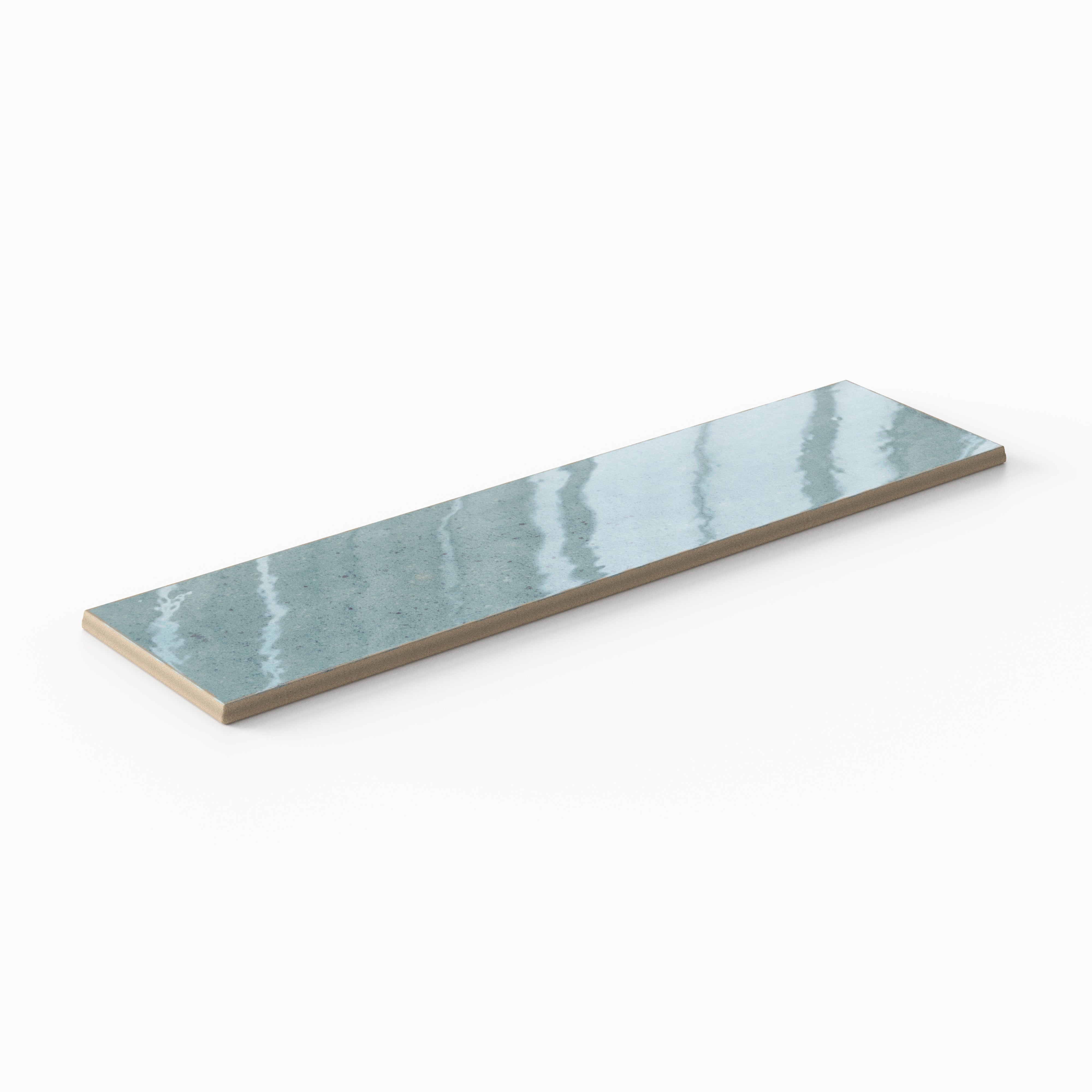 Makenna 3x11 Glossy Porcelain Tile in Ice