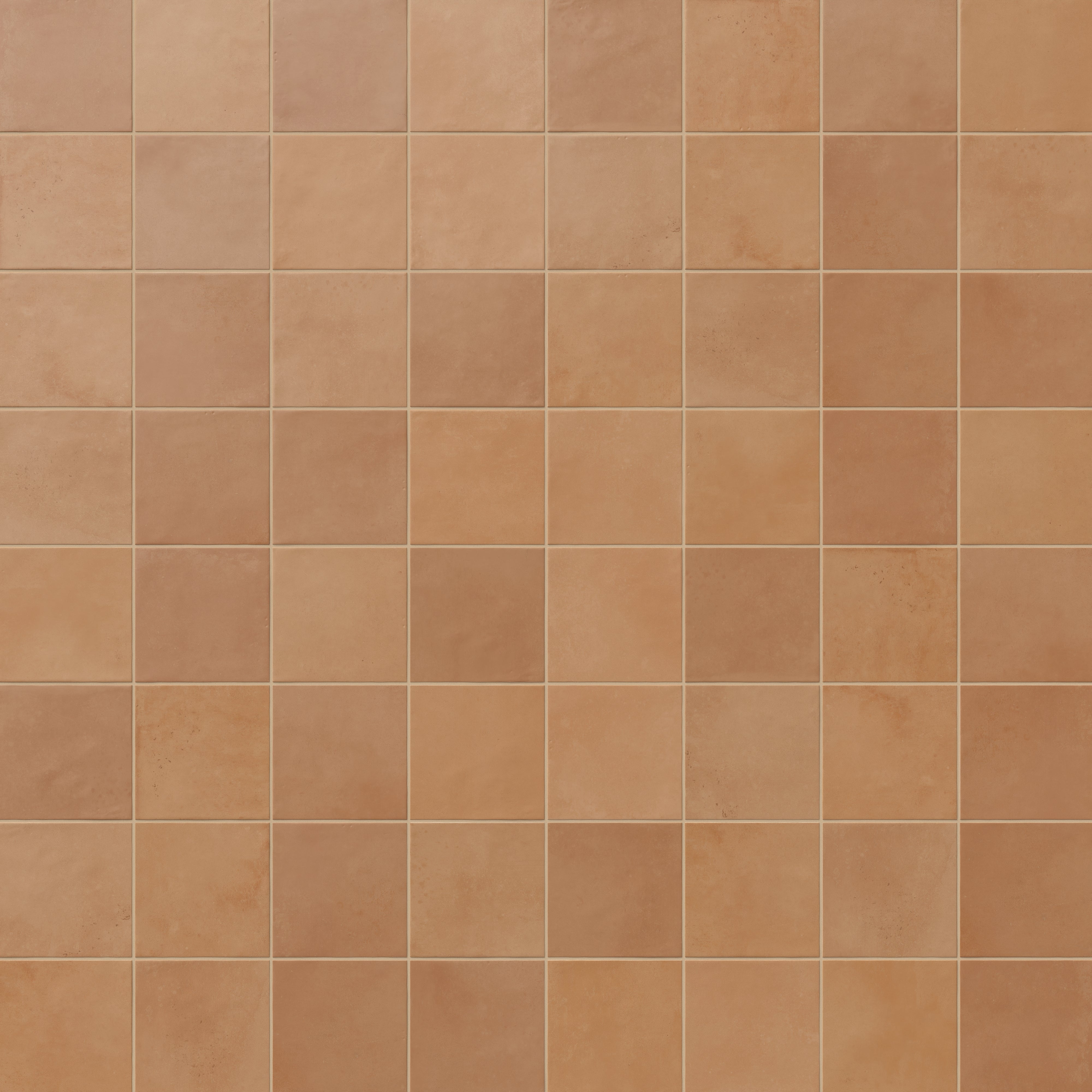 Makenna 6x6 Matte Porcelain Tile in Cotto