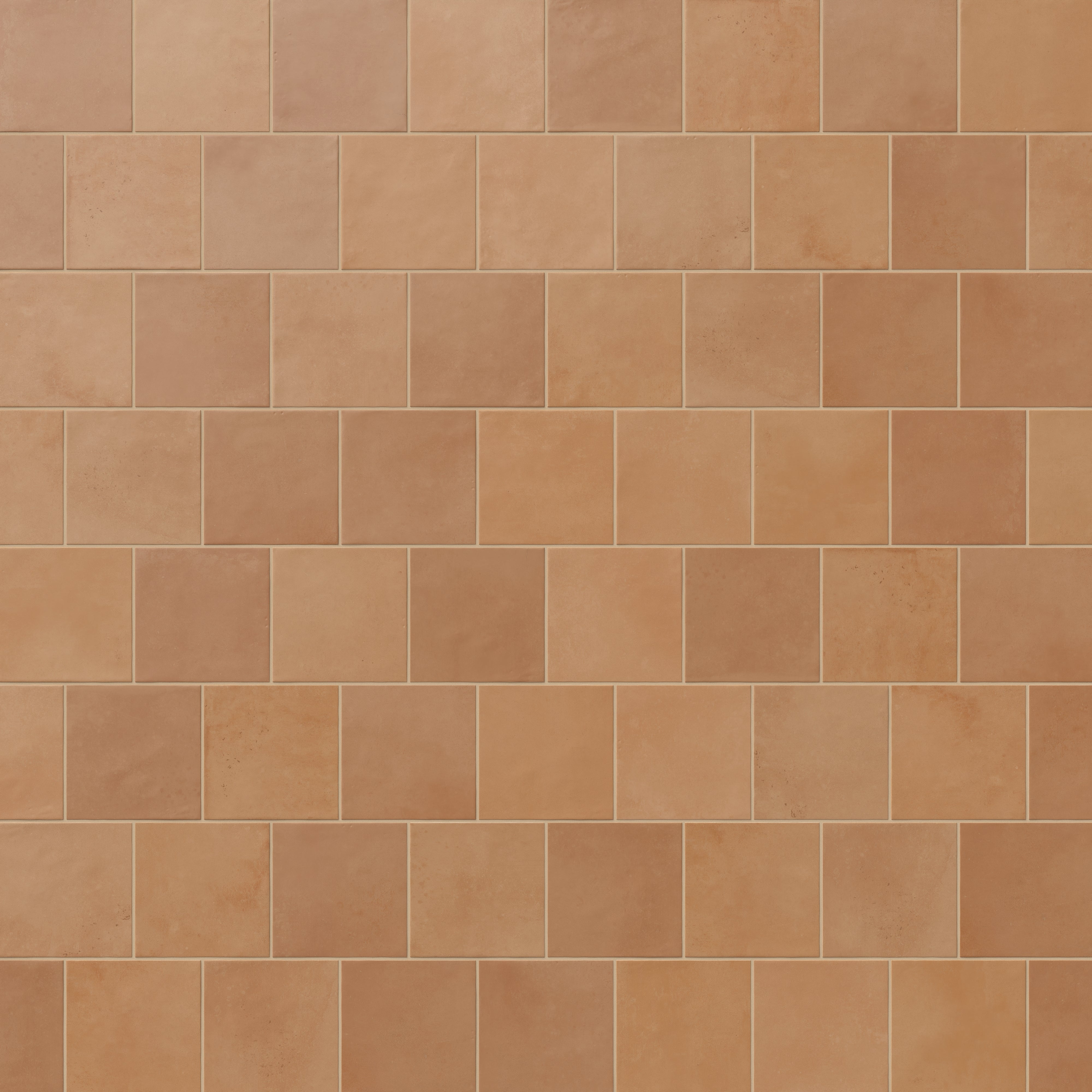 Makenna 6x6 Matte Porcelain Tile in Cotto