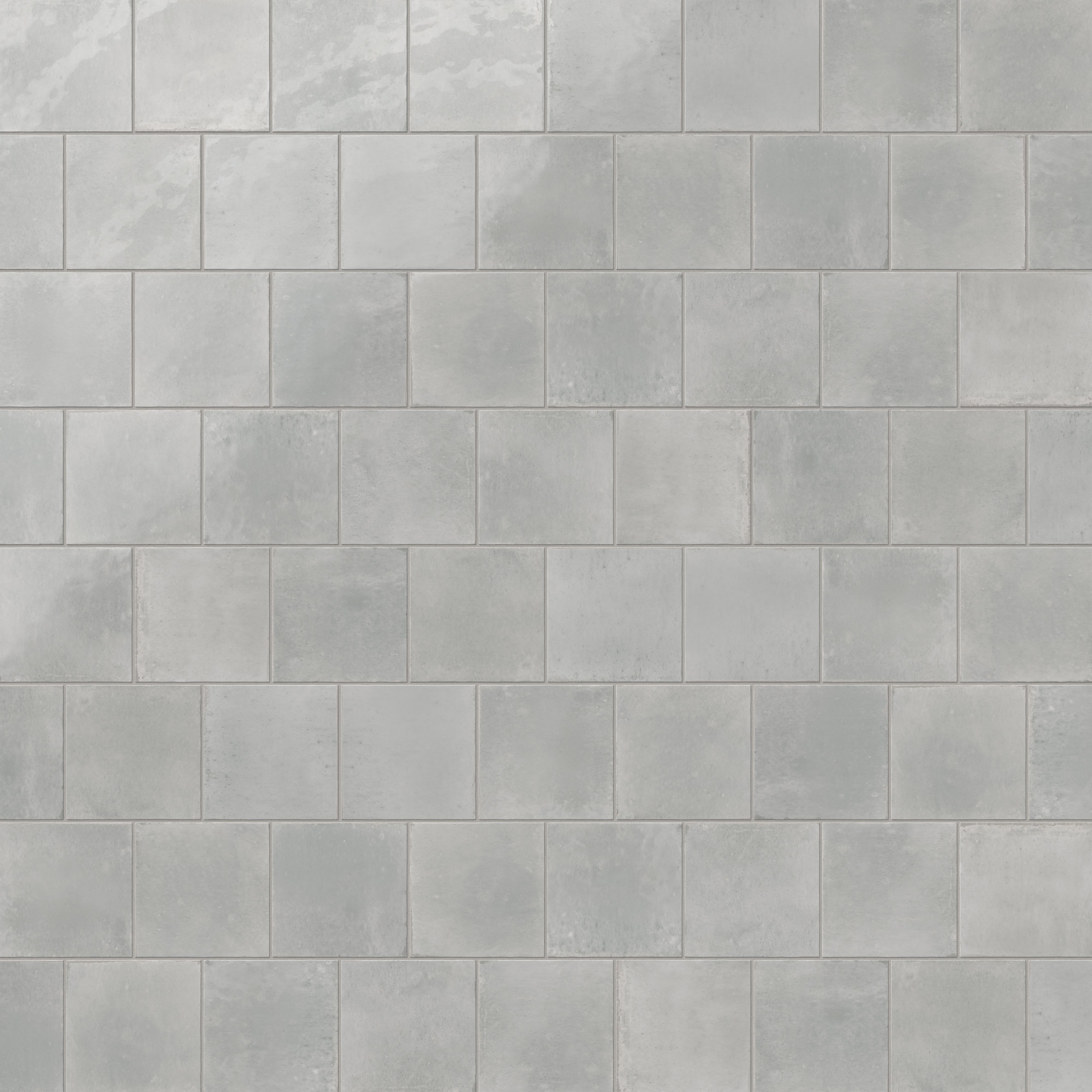Makenna 6x6 Glossy Porcelain Tile in Pebble
