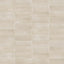 A 2x6 porcelain subway tile in warm beige, featuring a matte finish, and a clean stacked layout with fine grout lines.