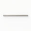 A 0.5x8 ceramic tile trim in misty gray, featuring a glossy finish, and softly curved profile for elegant edging.