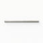 A 0.5x8 ceramic tile trim in light gray, featuring a matte finish, and softly curved profile for elegant edging.