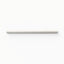 A 0.5x8 ceramic tile trim in off-white, featuring a matte finish, and softly curved profile for elegant edging.
