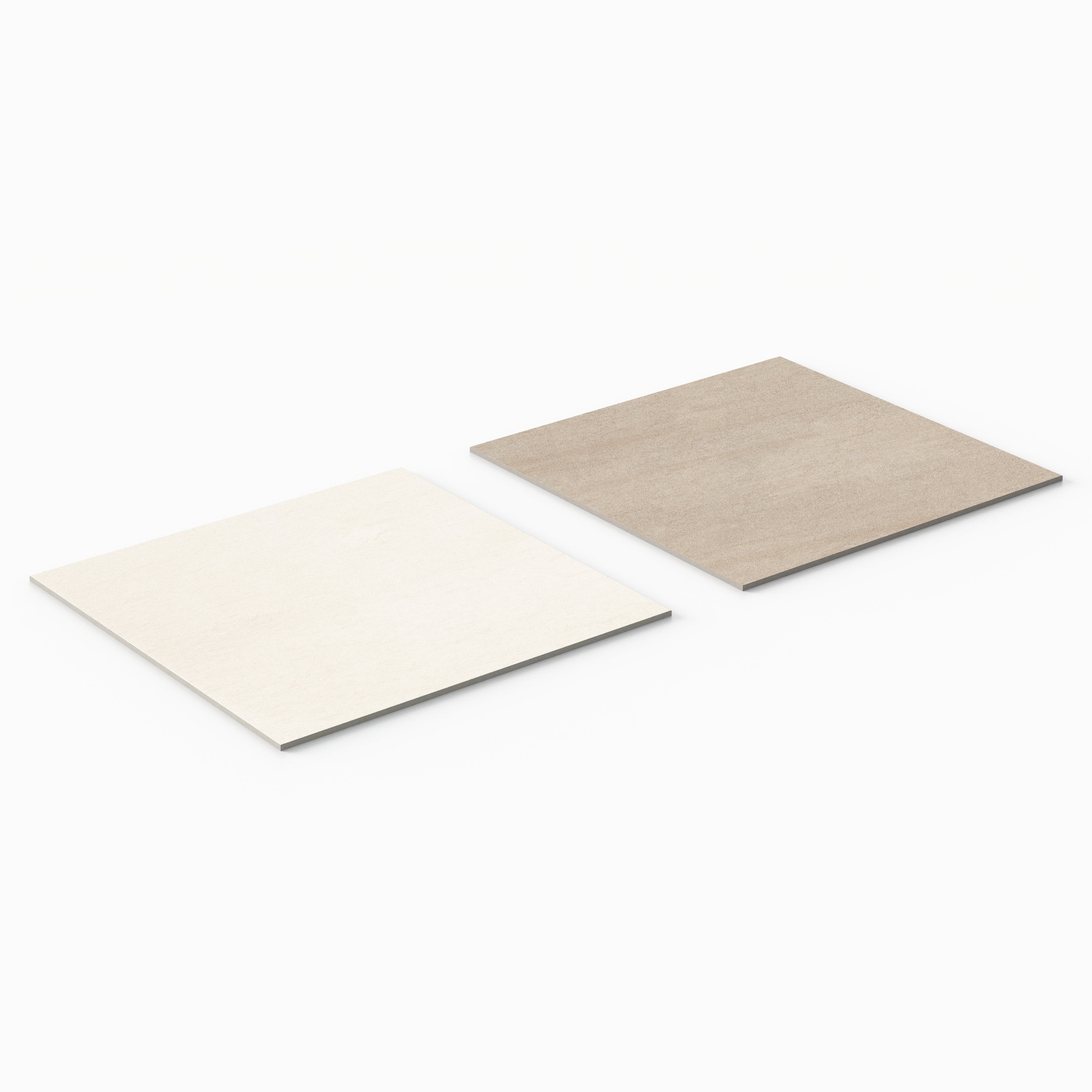 Brody 24x24 Checkerboard Matte Porcelain Tile in Sand and Dune