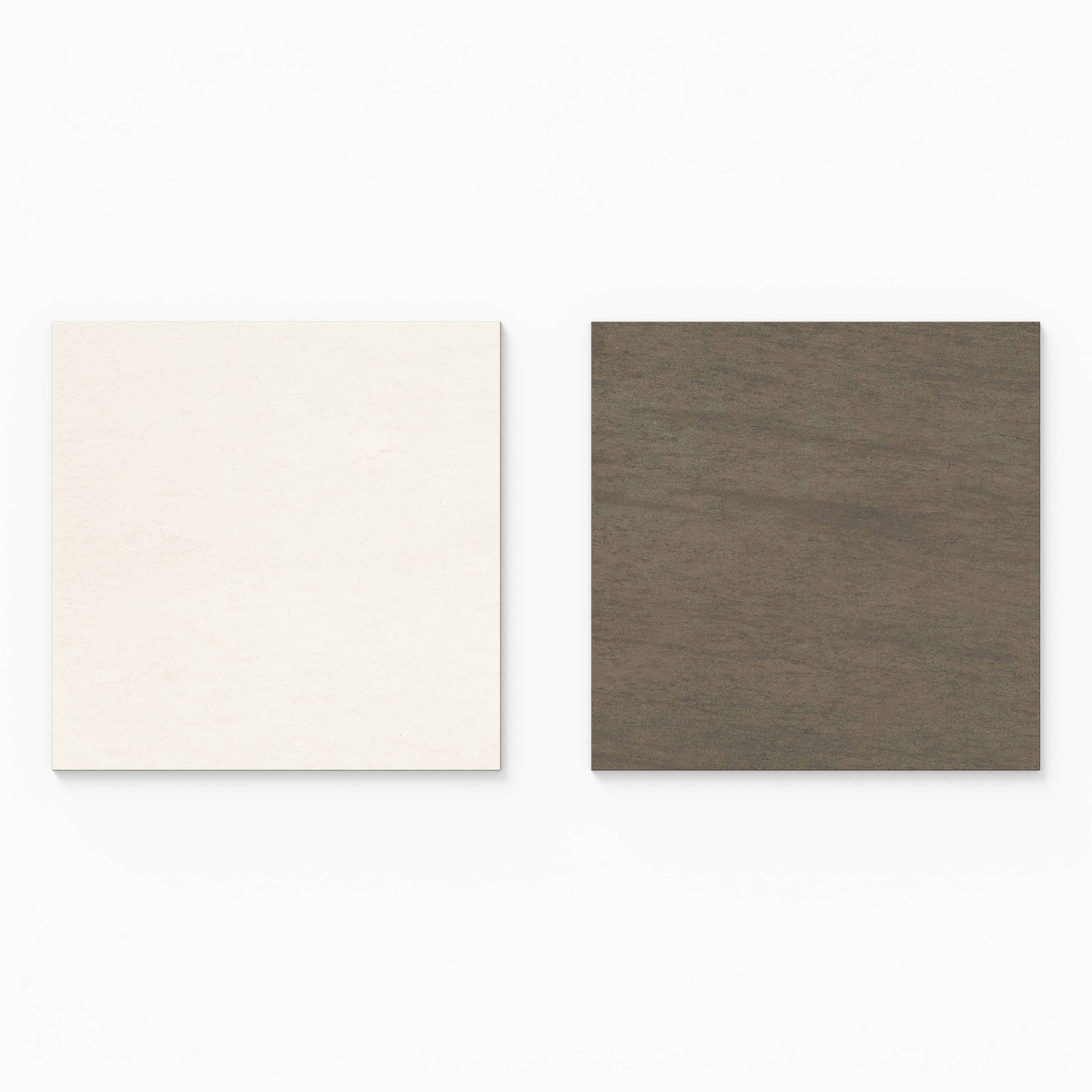 Brody 24x24 Checkerboard Matte Porcelain Tile in Sand and Smoke