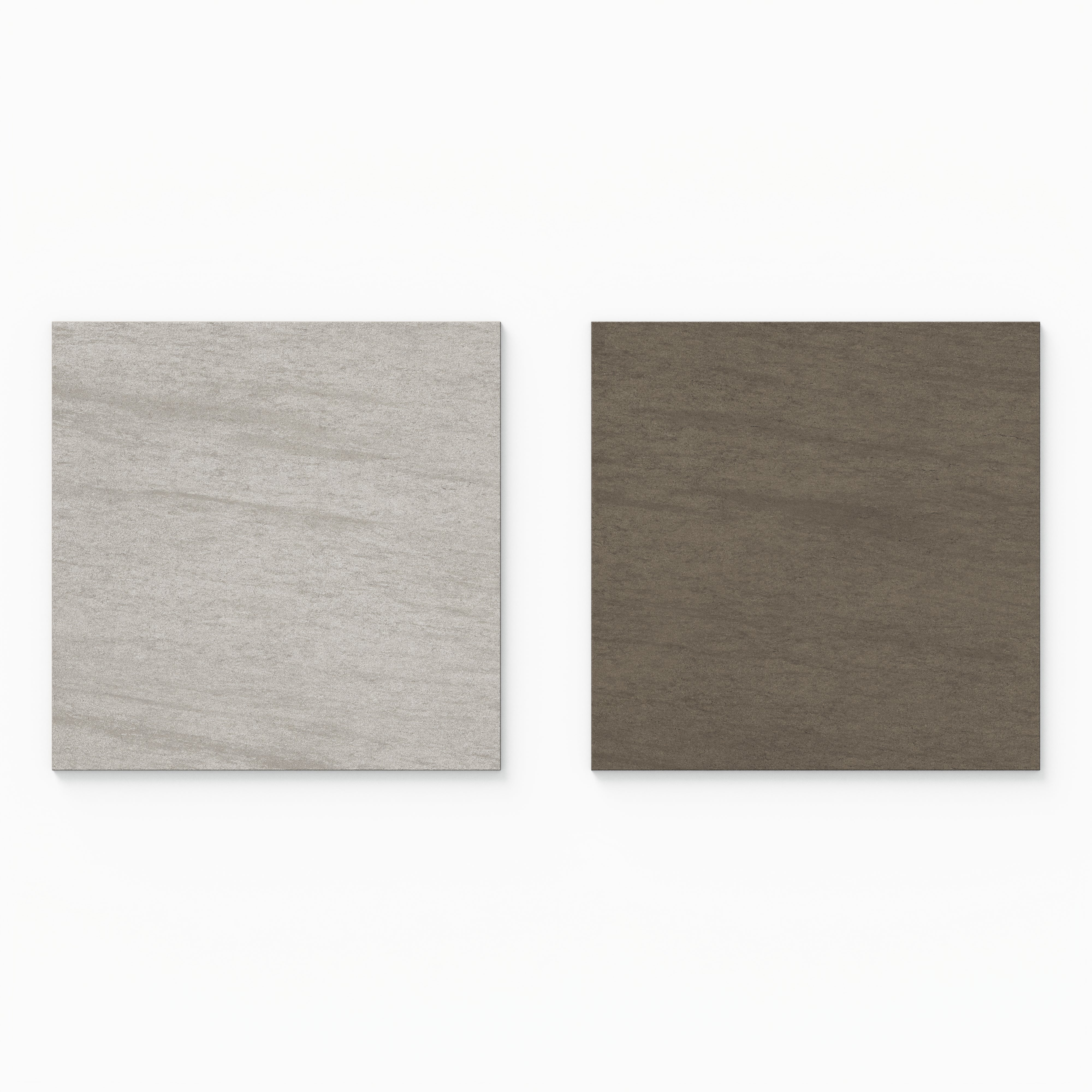 Brody 24x24 Checkerboard Matte Porcelain Tile in Sienna and Smoke