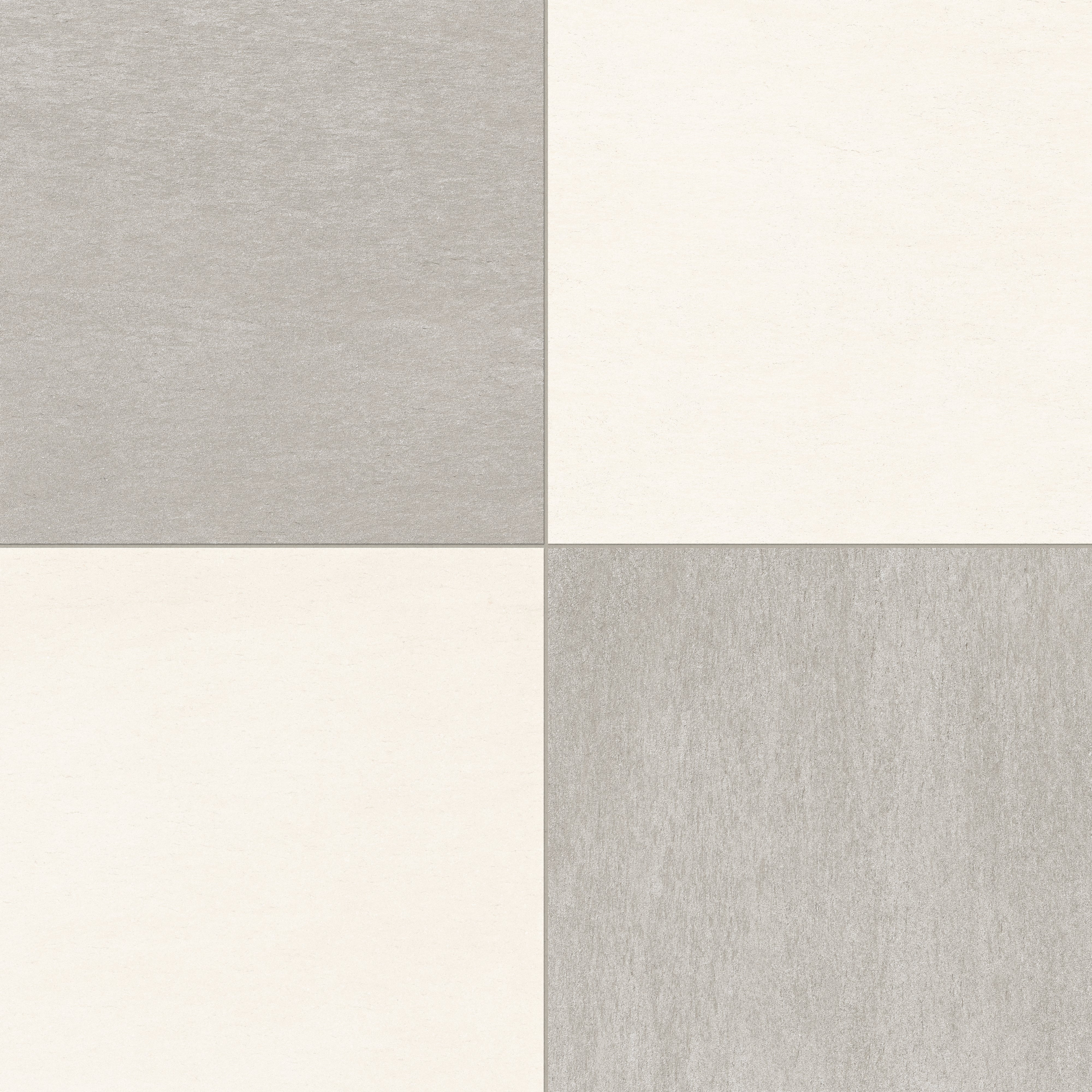 Brody 24x24 Checkerboard Matte Porcelain Tile in Sand and Sienna