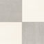Brody 24x24 Checkerboard Matte Porcelain Tile in Sand and Sienna