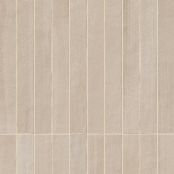 Catalina 2x16 Matte Porcelain Tile in Mushroom