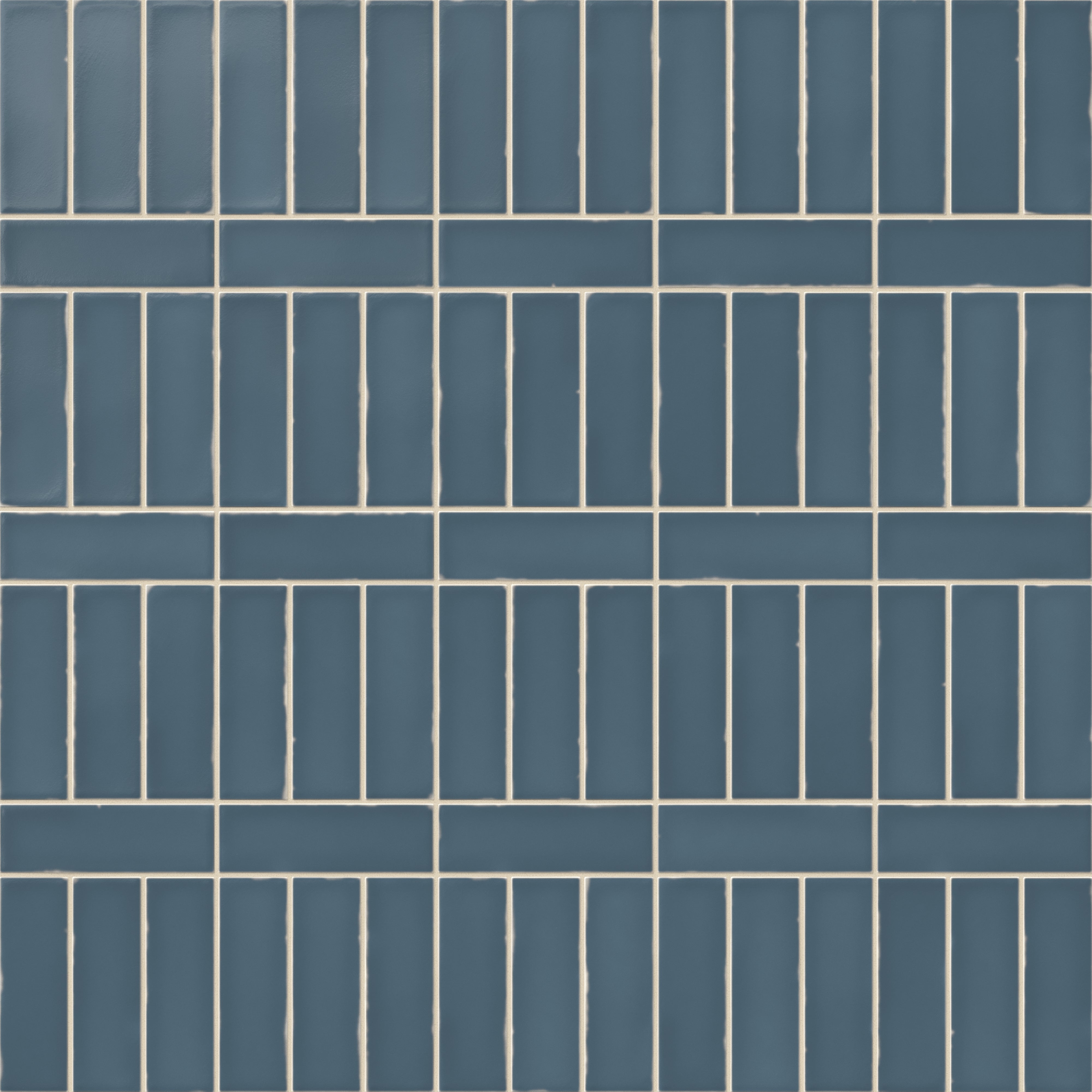 Dani 1.6x5 Matte Ceramic Tile in Denim