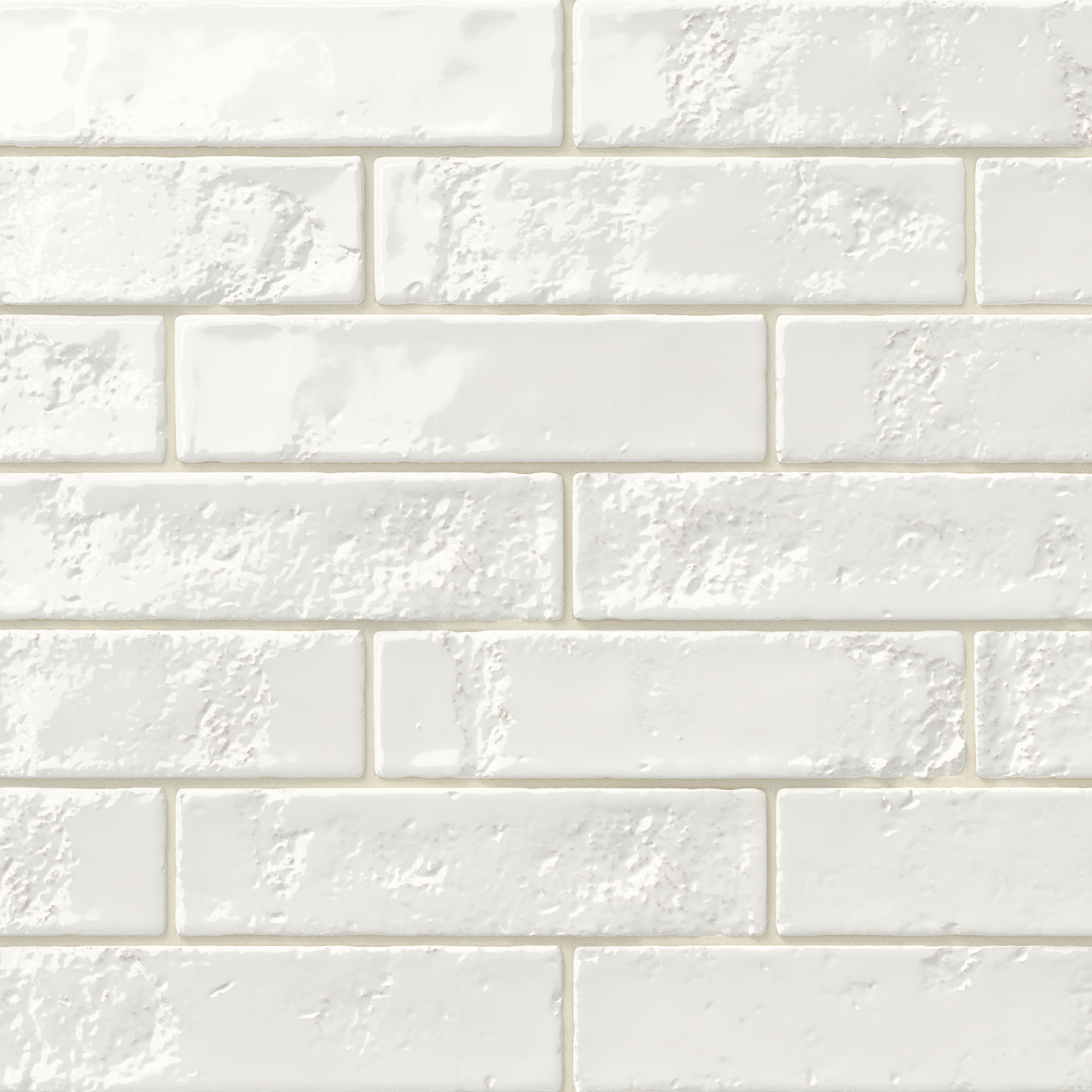 Everett 2x10 Glossy Ceramic Tile in White