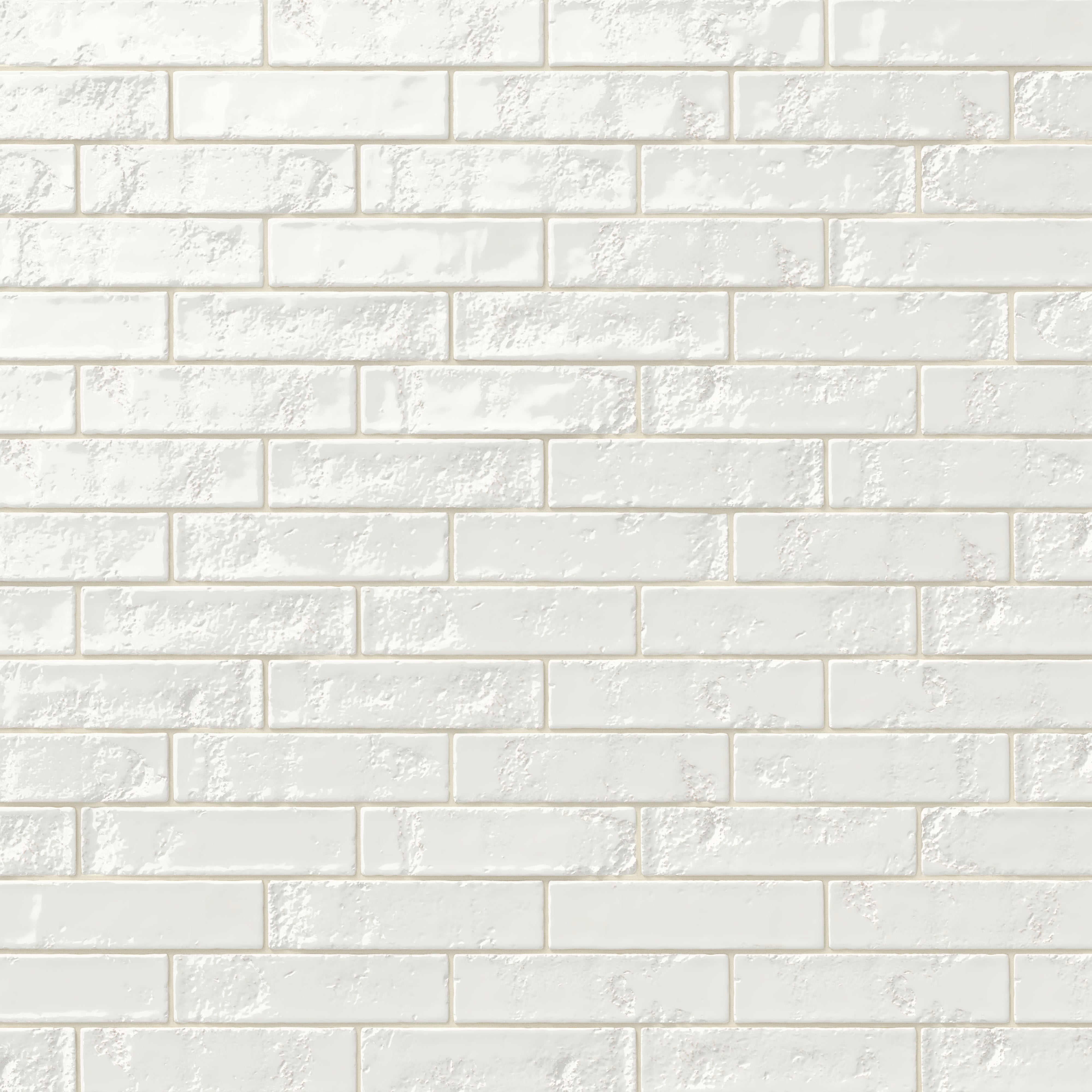 Everett 2x10 Glossy Ceramic Tile in White