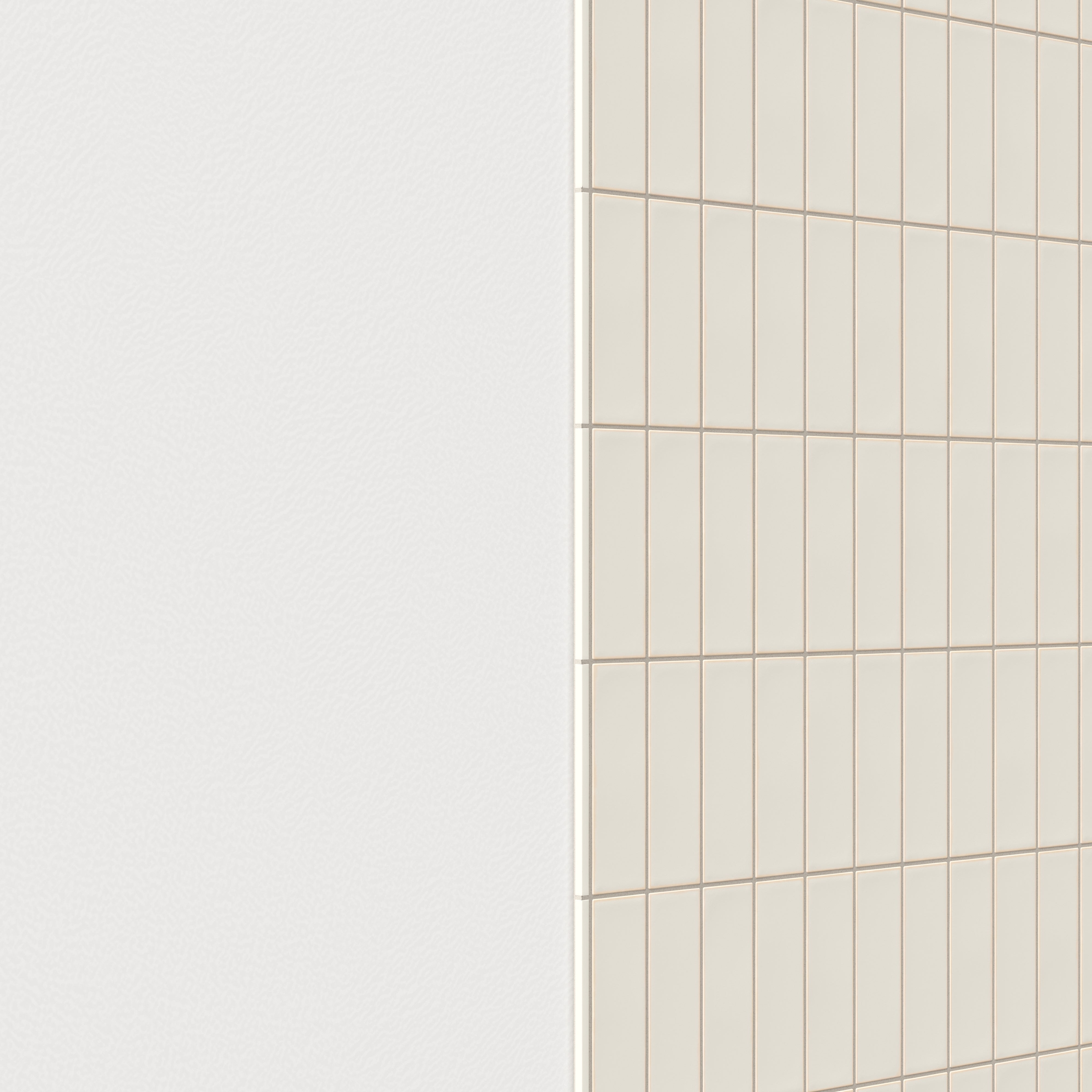 Dani 0.3x5 Trim Matte Porcelain Tile in Cream