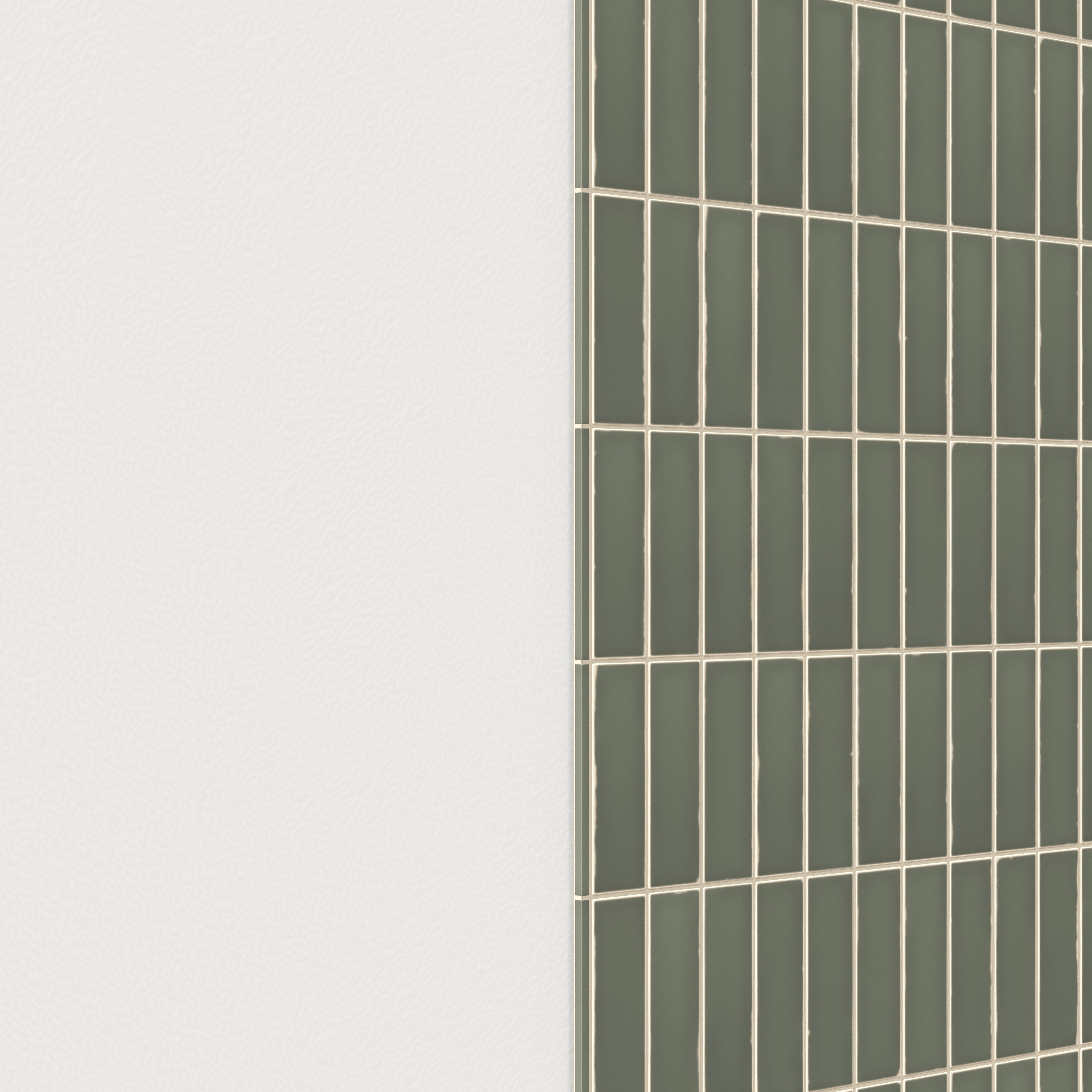 Dani 0.3x5 Trim Matte Porcelain Tile in Sage