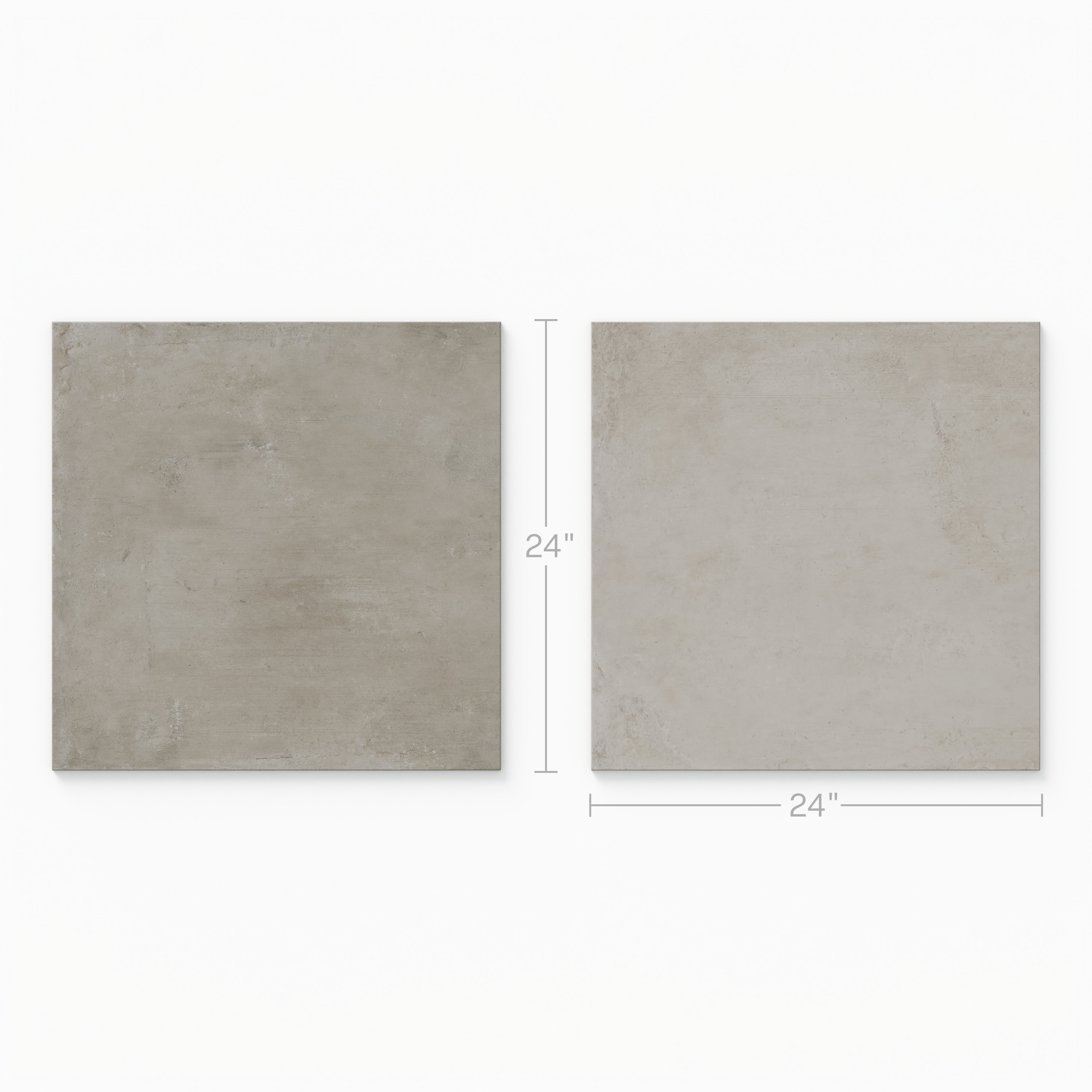 Ramsey 24x24 Checkerboard Grip 2cm Porcelain Paver Tile in Putty & Chalk