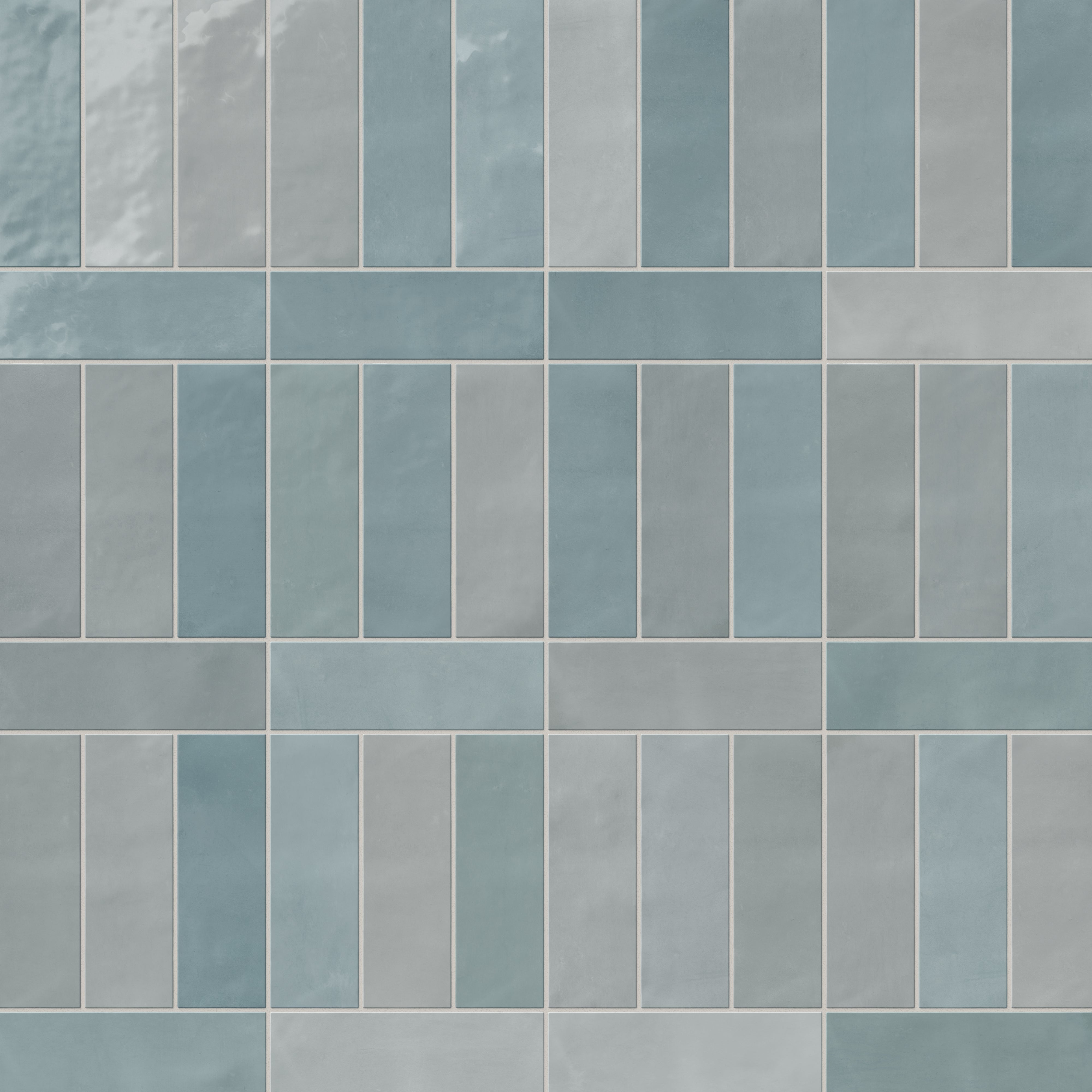 Jojo 2x6 Glossy Ceramic Tile in Ice