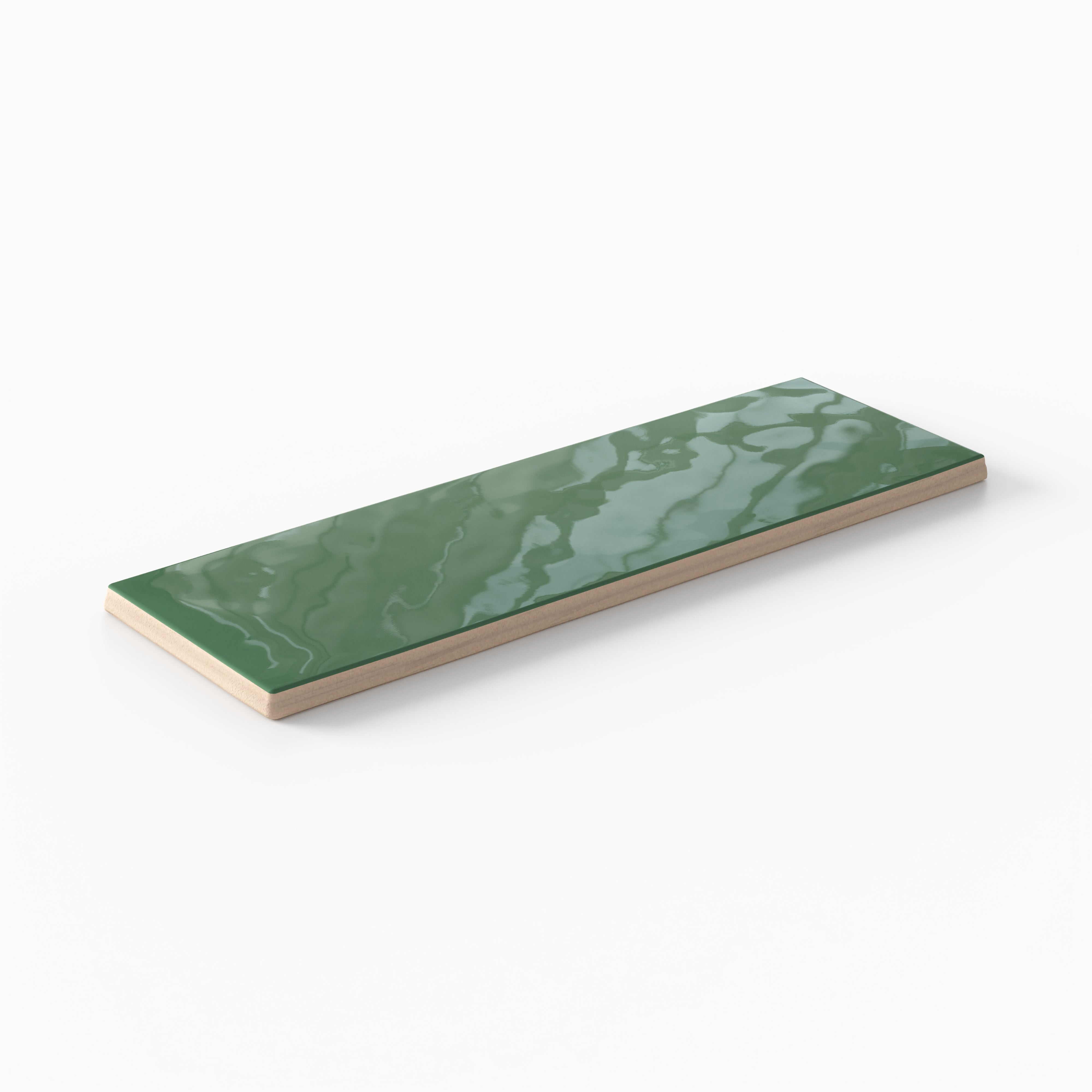 Jojo 2x6 Glossy Ceramic Tile in Forest