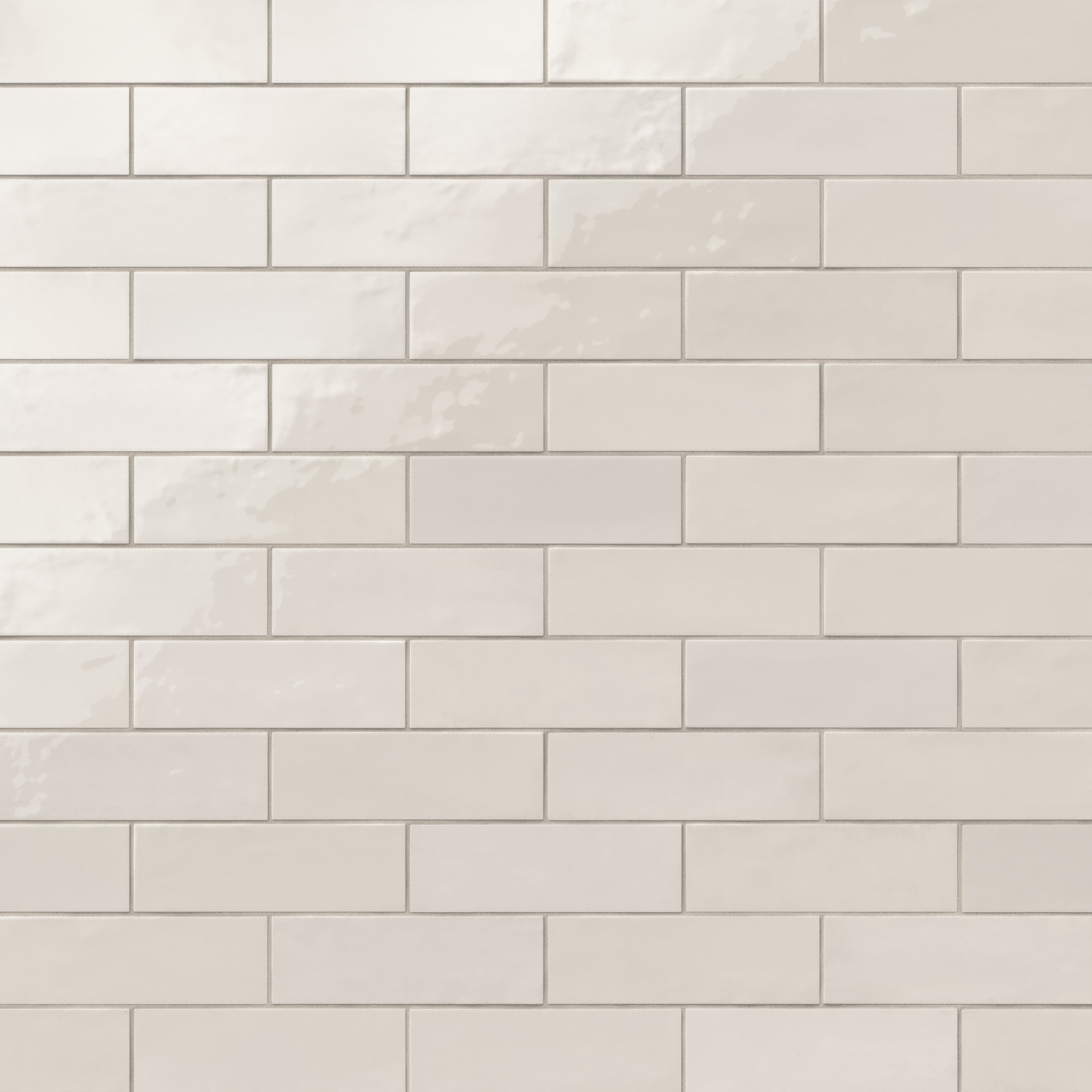 Cleo 2x6 Glossy Ceramic Tile in Cream