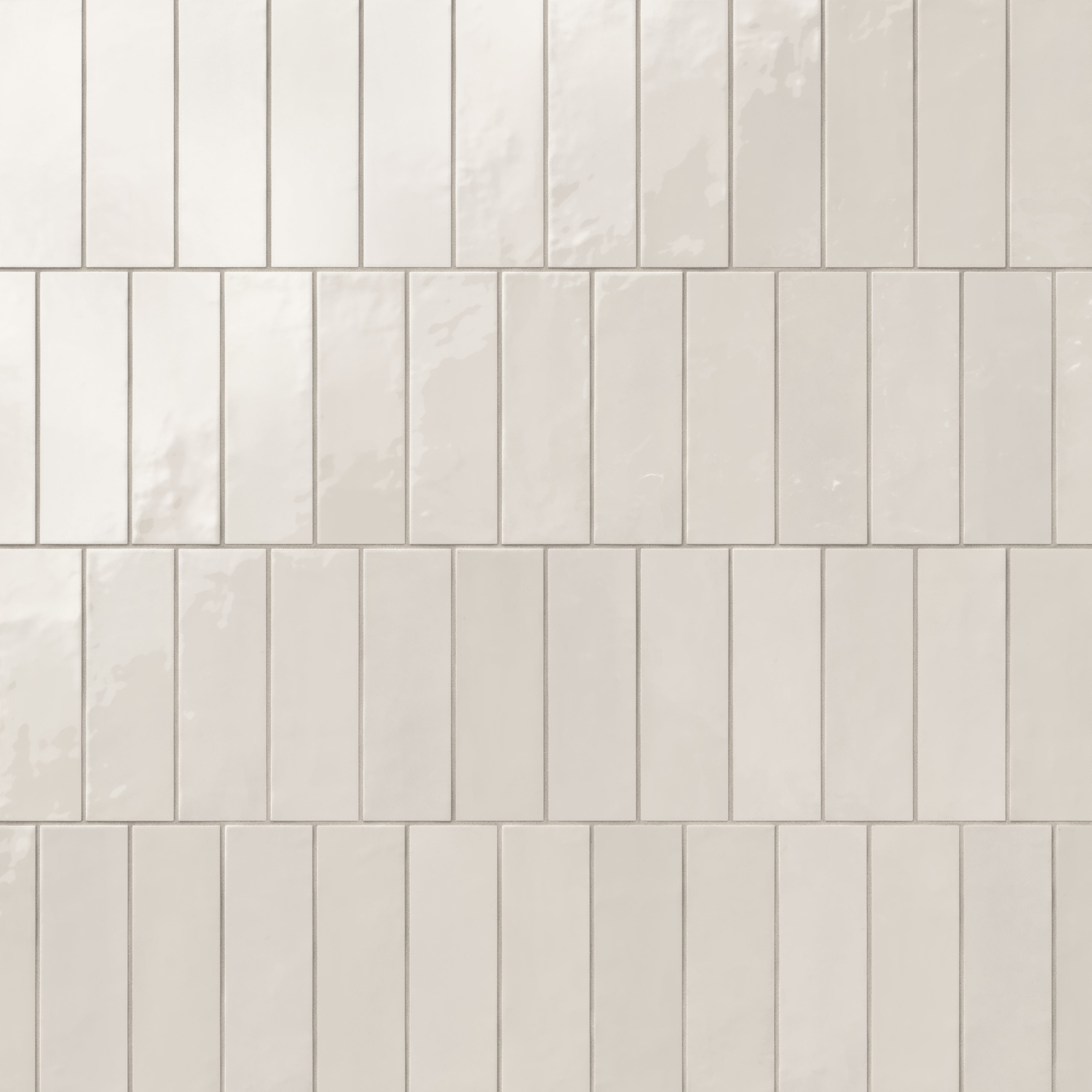 Cleo 2x6 Glossy Ceramic Tile in Cream