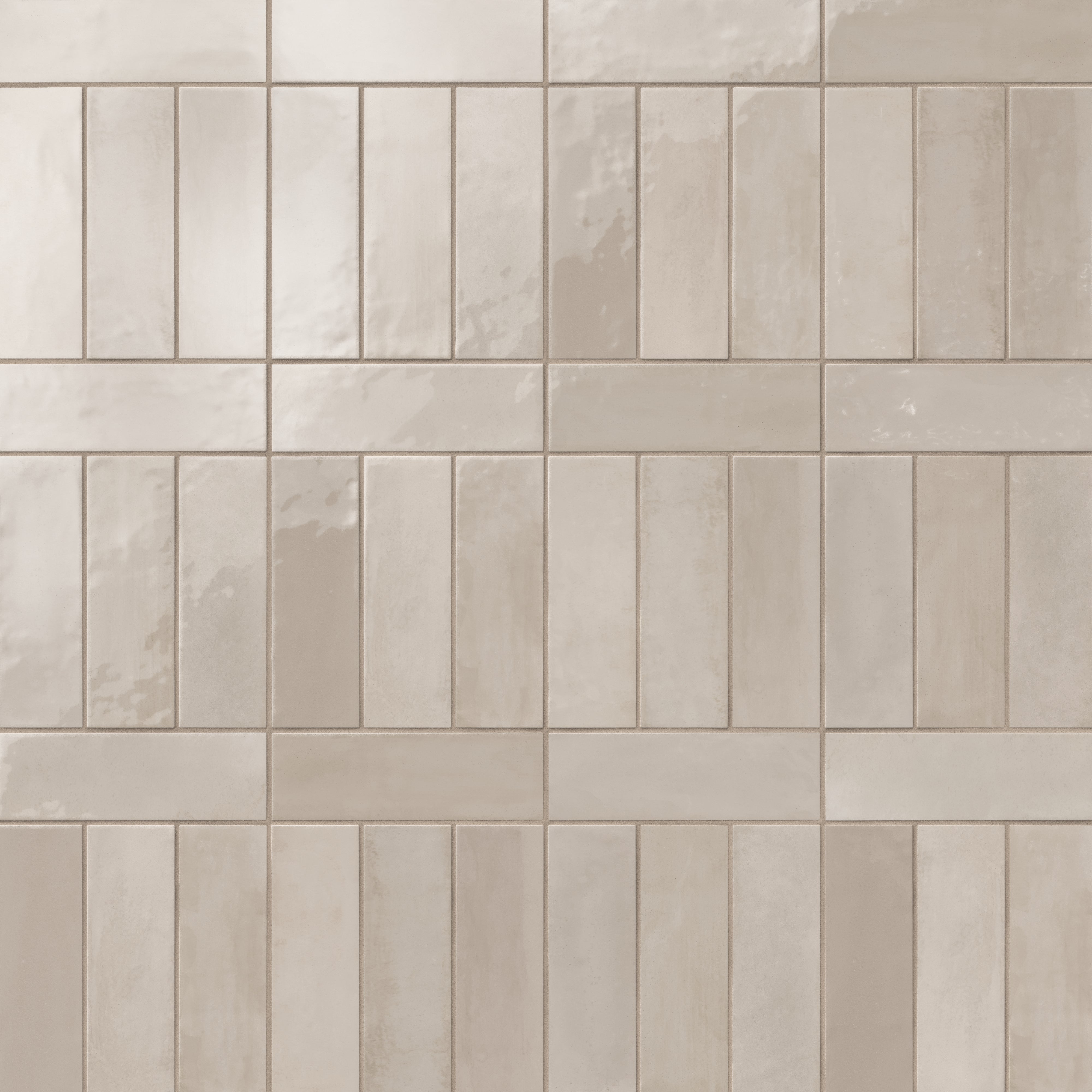 Cleo 2x6 Glossy Ceramic Tile in Bone