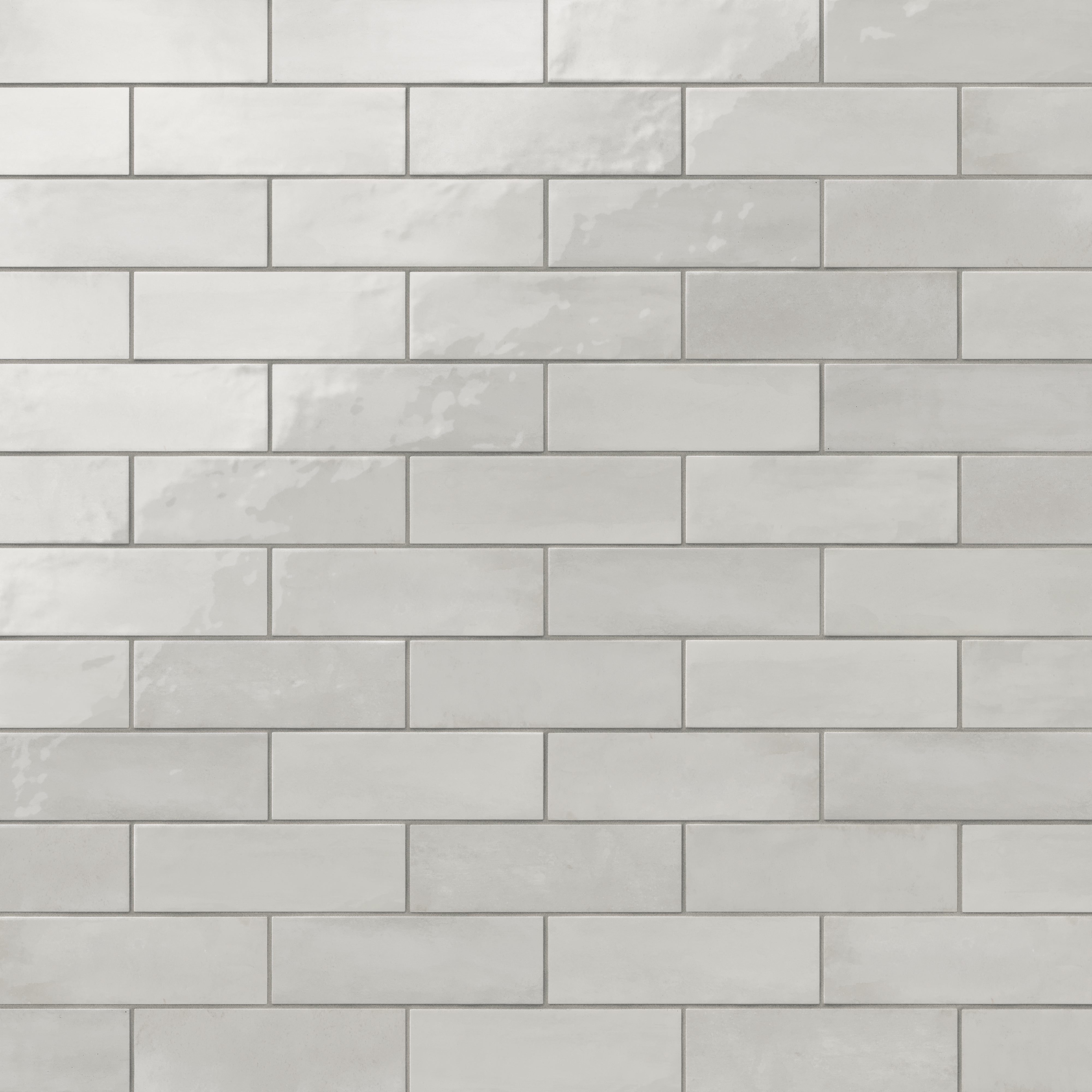 Cleo 2x6 Glossy Ceramic Tile in Dove