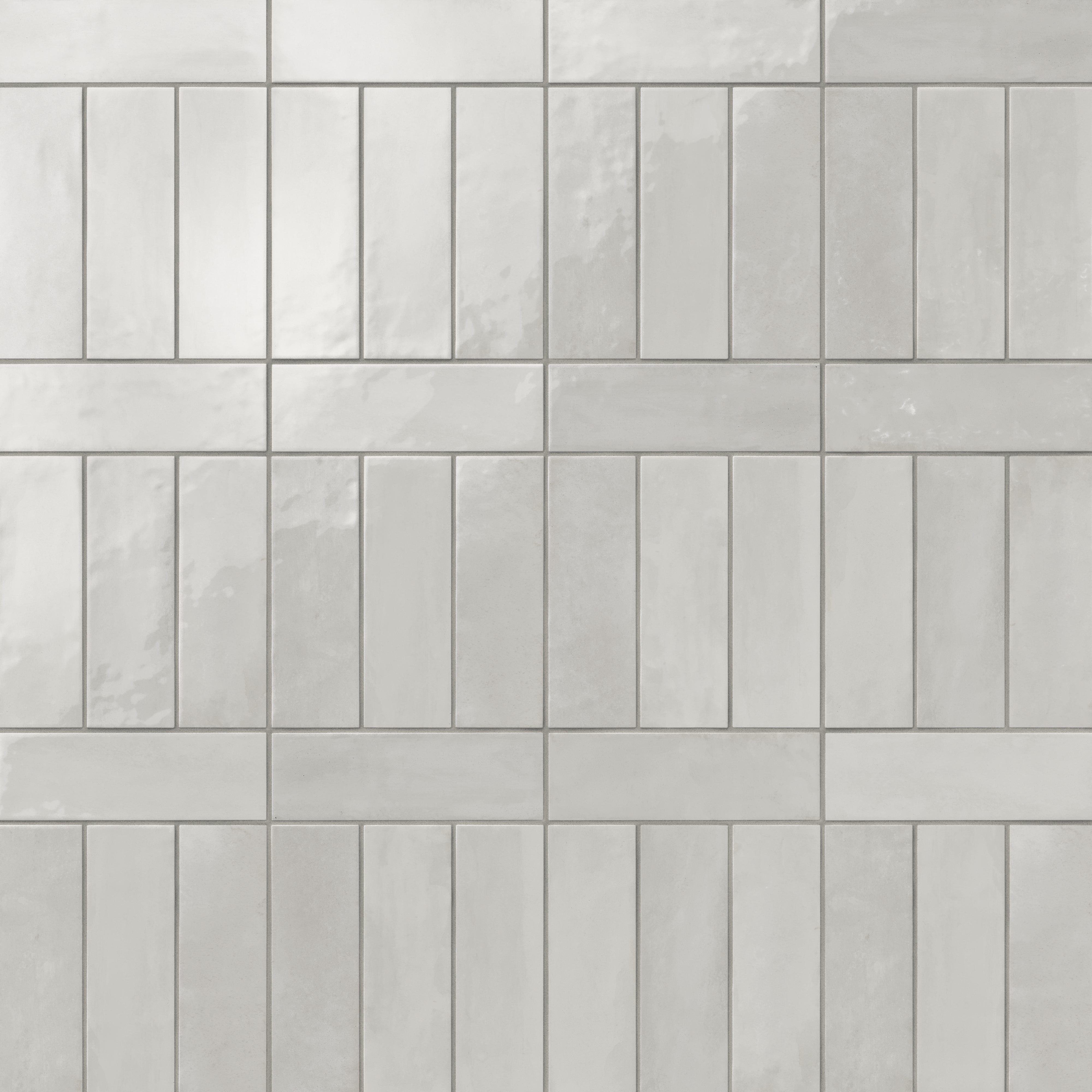 Cleo 2x6 Glossy Ceramic Tile in Dove