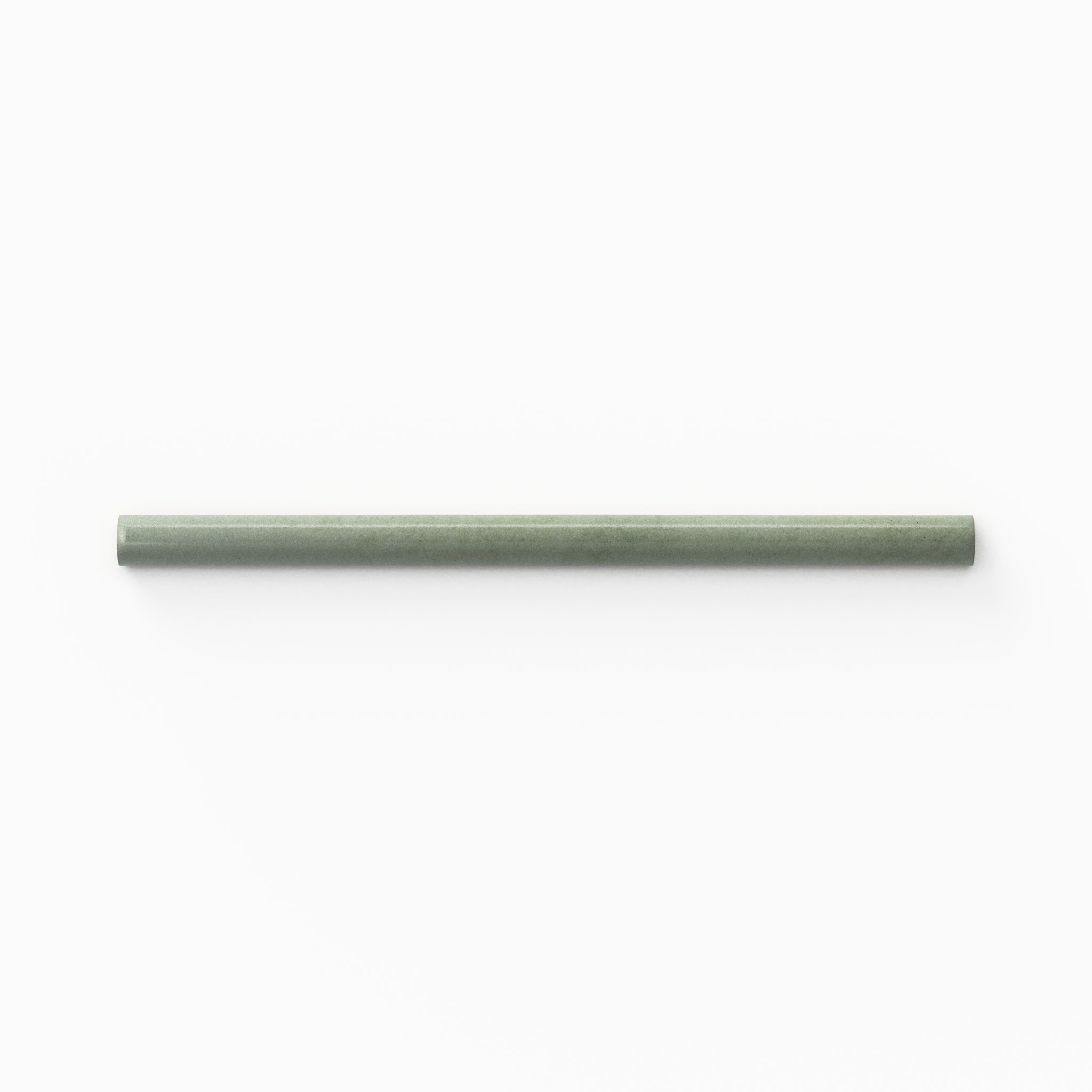 Cleo 0.43x6.3 Glossy Ceramic Rounded Edge Tile in Sage