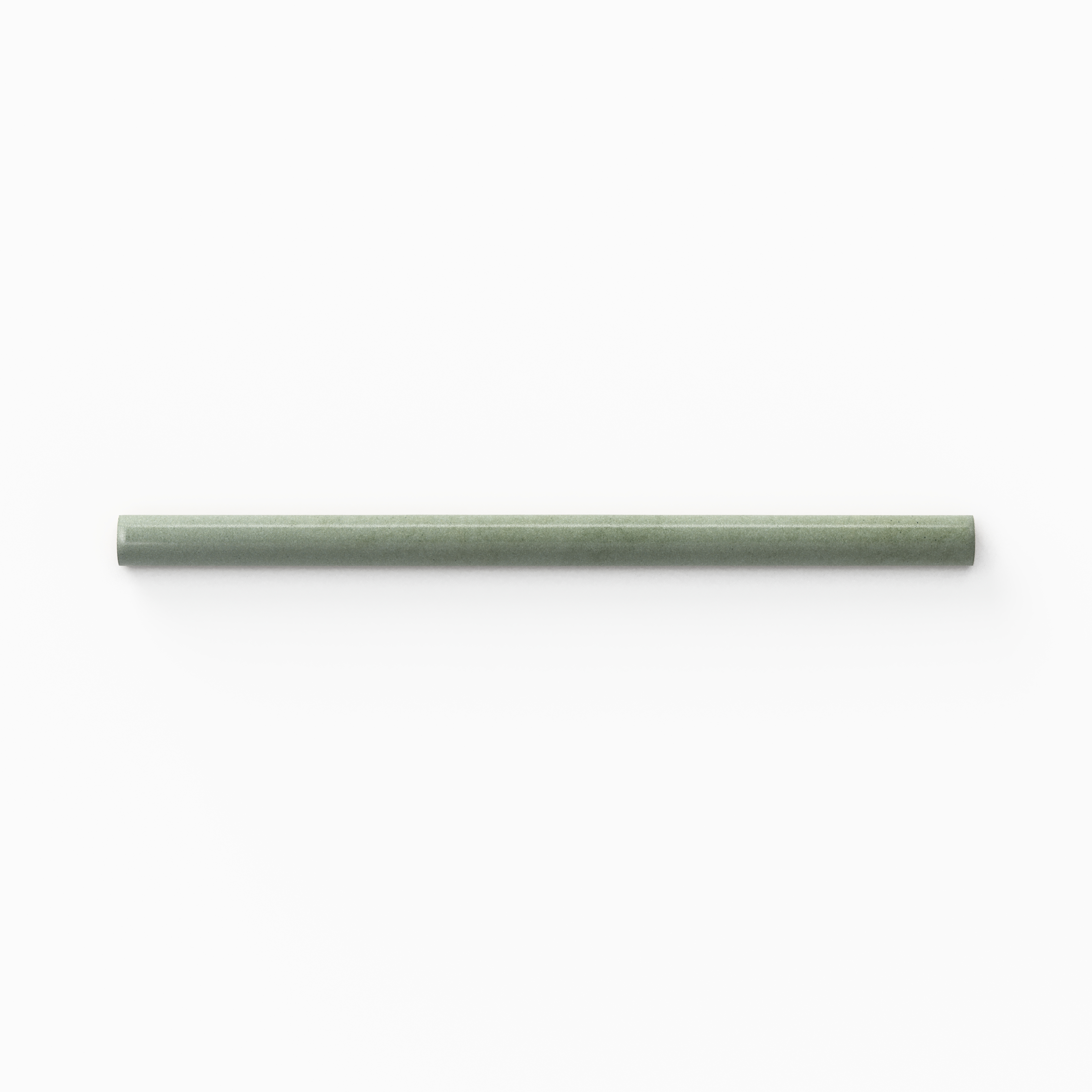 Cleo 0.43x6.3 Glossy Ceramic Rounded Edge Tile in Sage