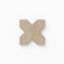 Isabel 5x5 Matte Porcelain Cross Tile in Sand