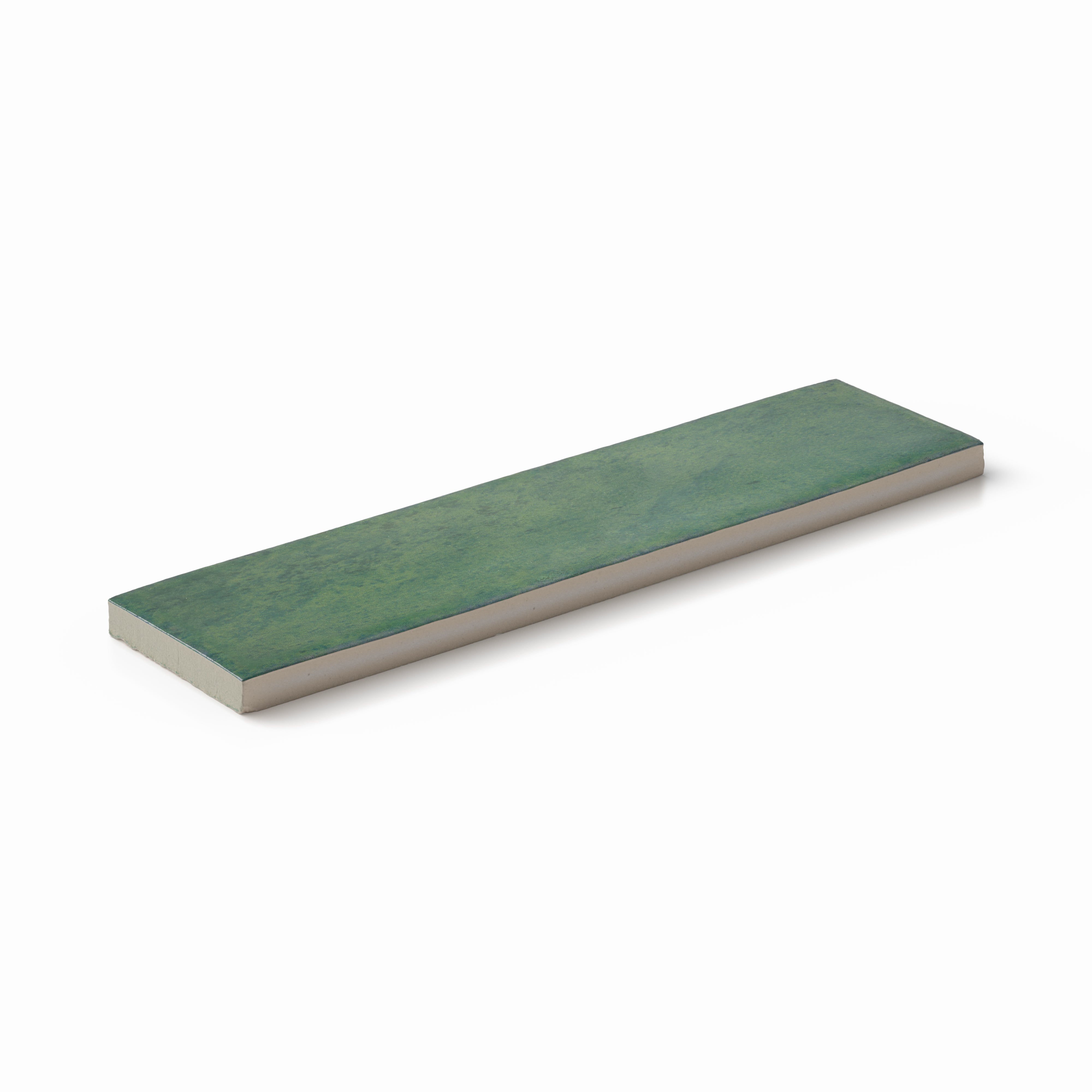 Colby 2x10 Glossy Porcelain Subway Tile in Forest