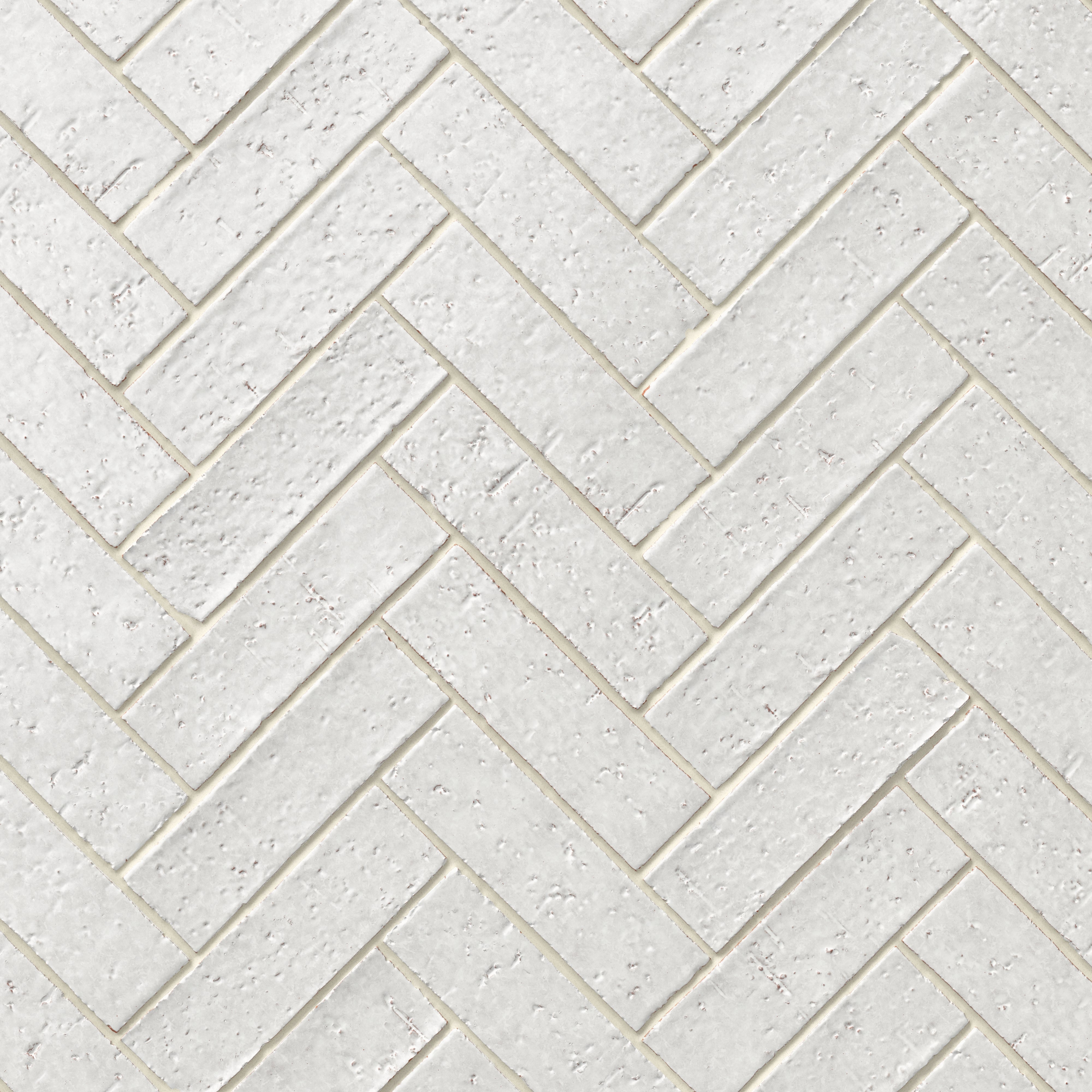 Elias 2x8 Glossy Brick Tile in Dove