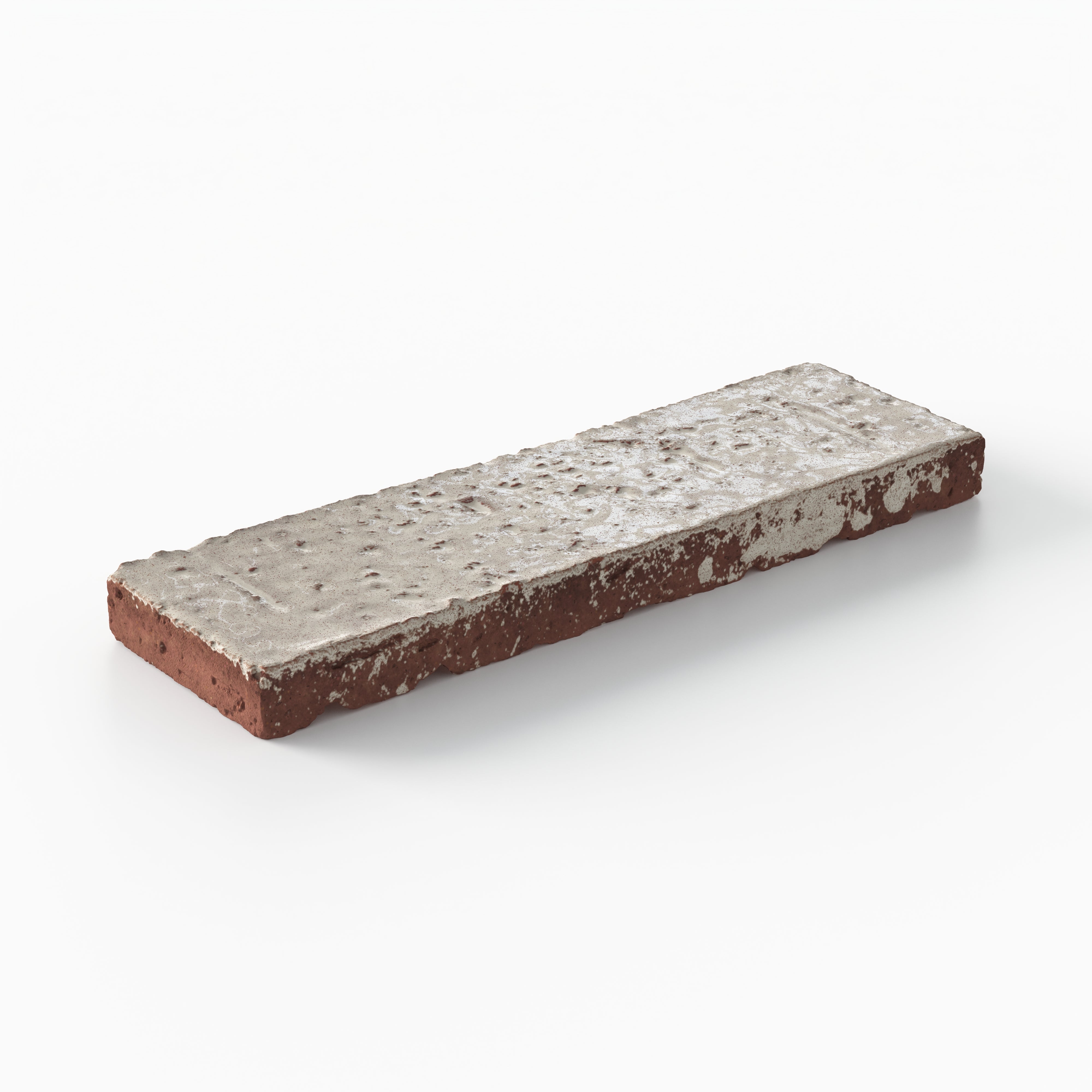 Elias 2x8 Glossy Brick Tile in Bone