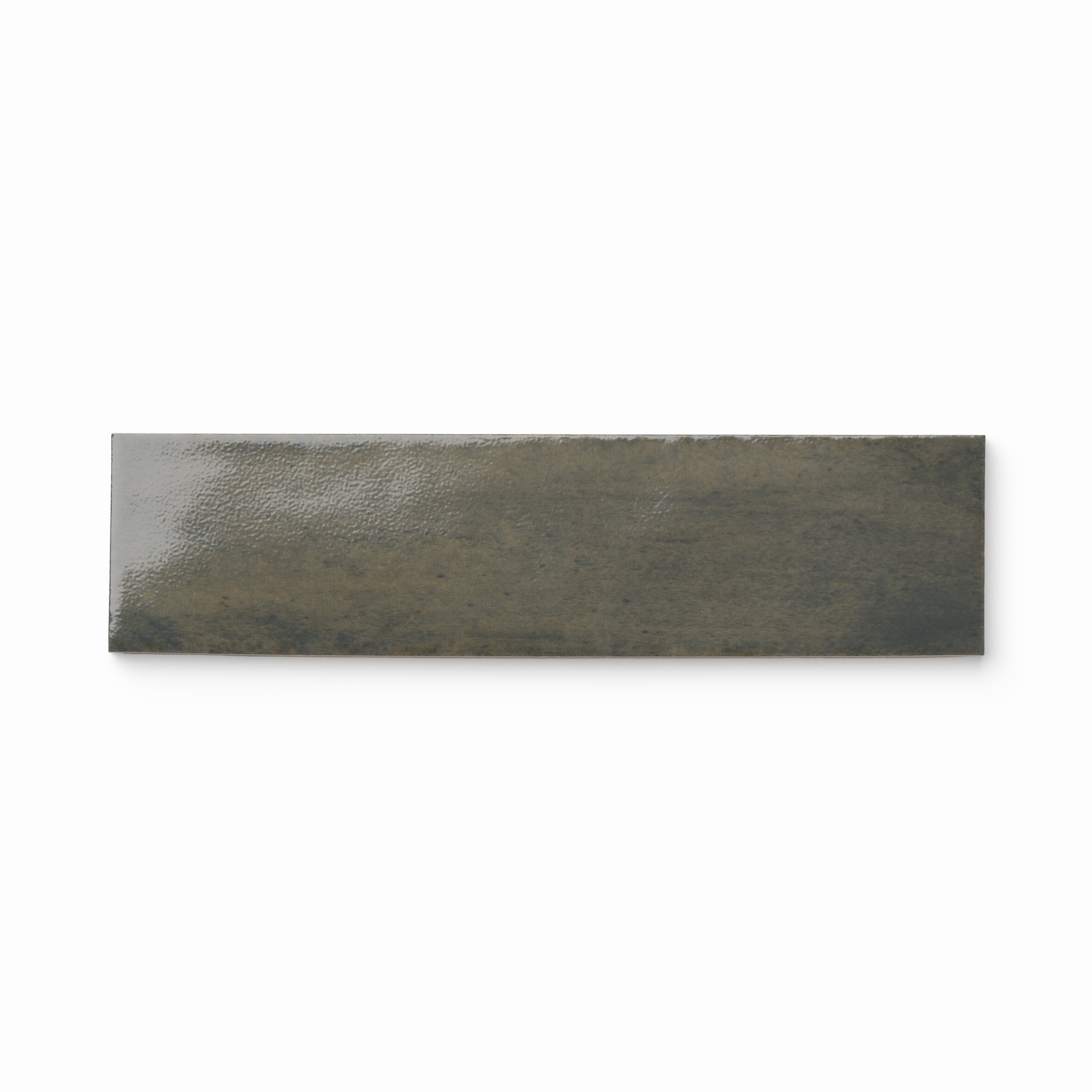 Colby 2x10 Glossy Porcelain Subway Tile in Smoke