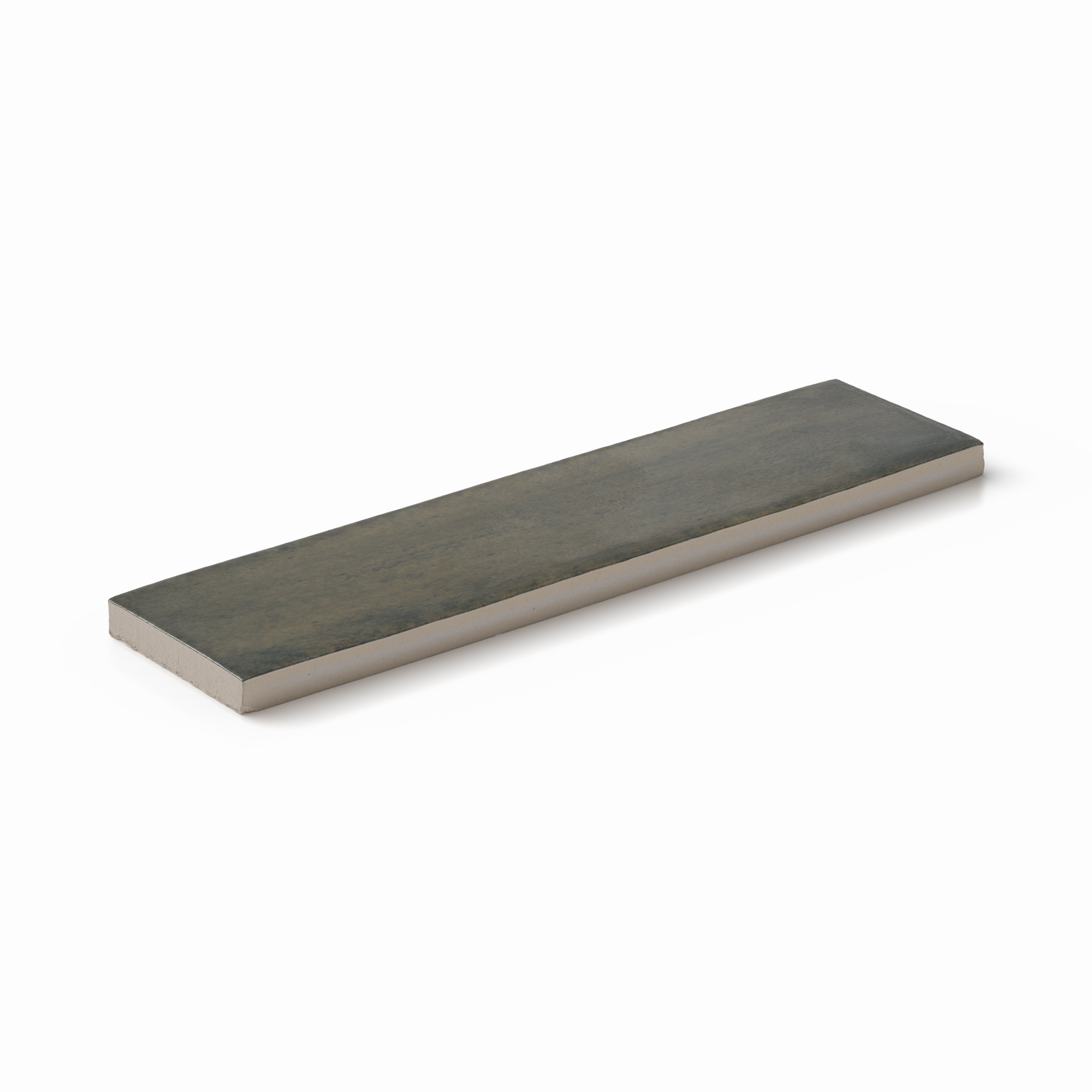 Colby 2 x 10 Glossy Porcelain Subway Tile in Nero