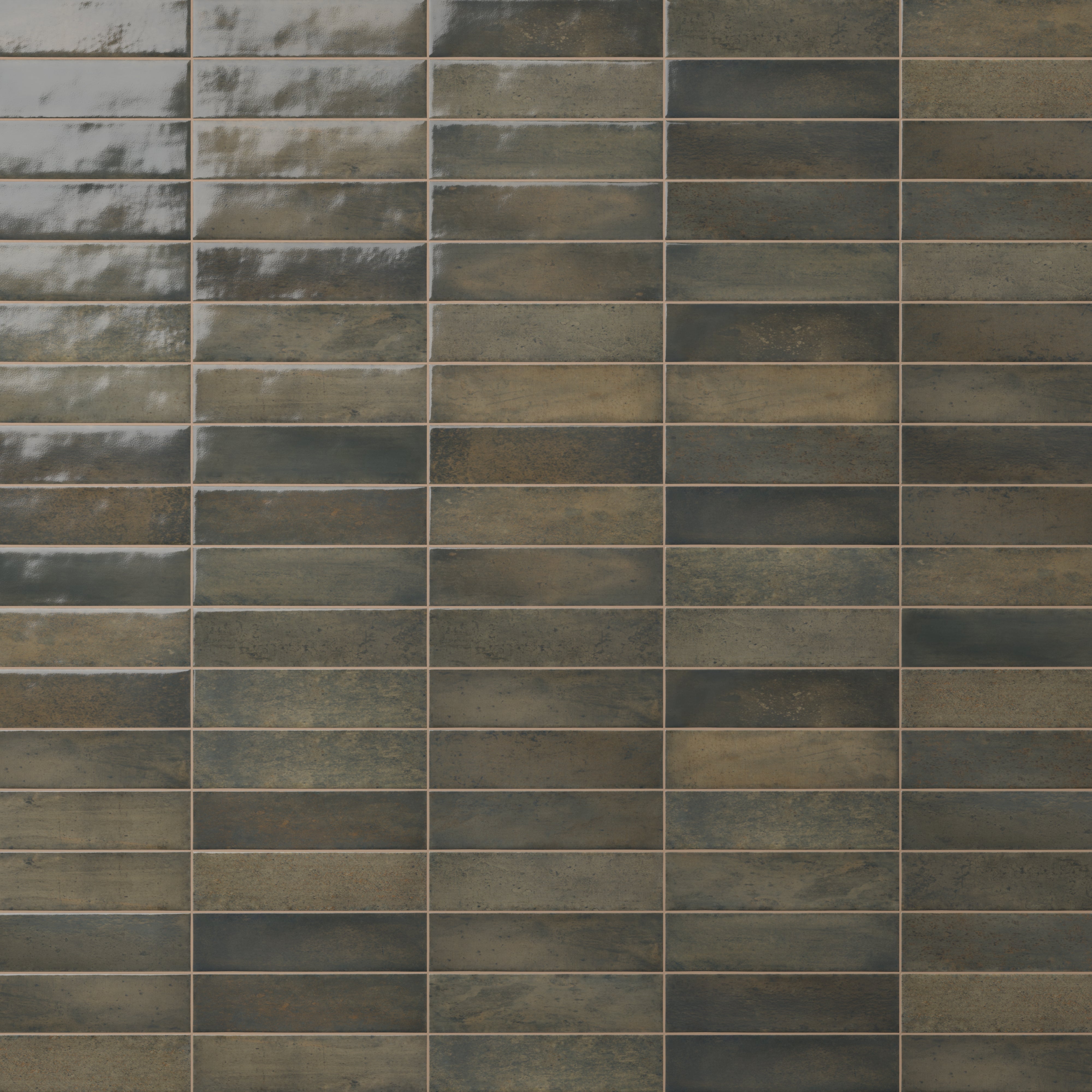 Colby 2 x 10 Glossy Porcelain Subway Tile in Nero